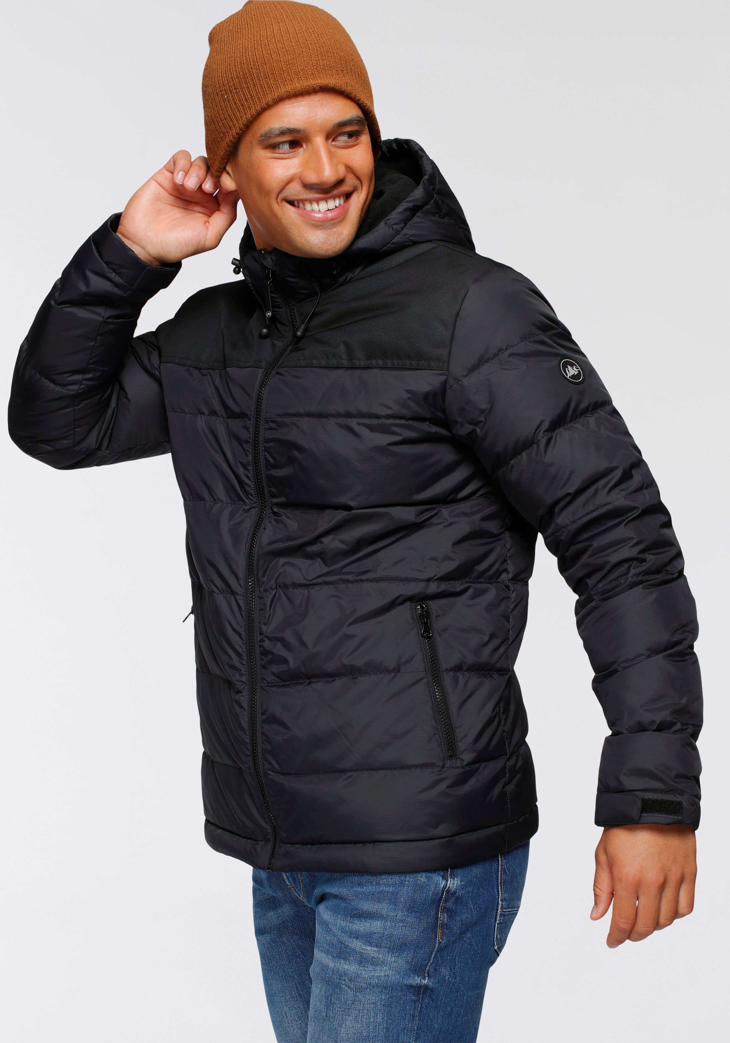 Polarino Daunenjacke für den Winter, aus leichtem Webmaterial günstig online kaufen