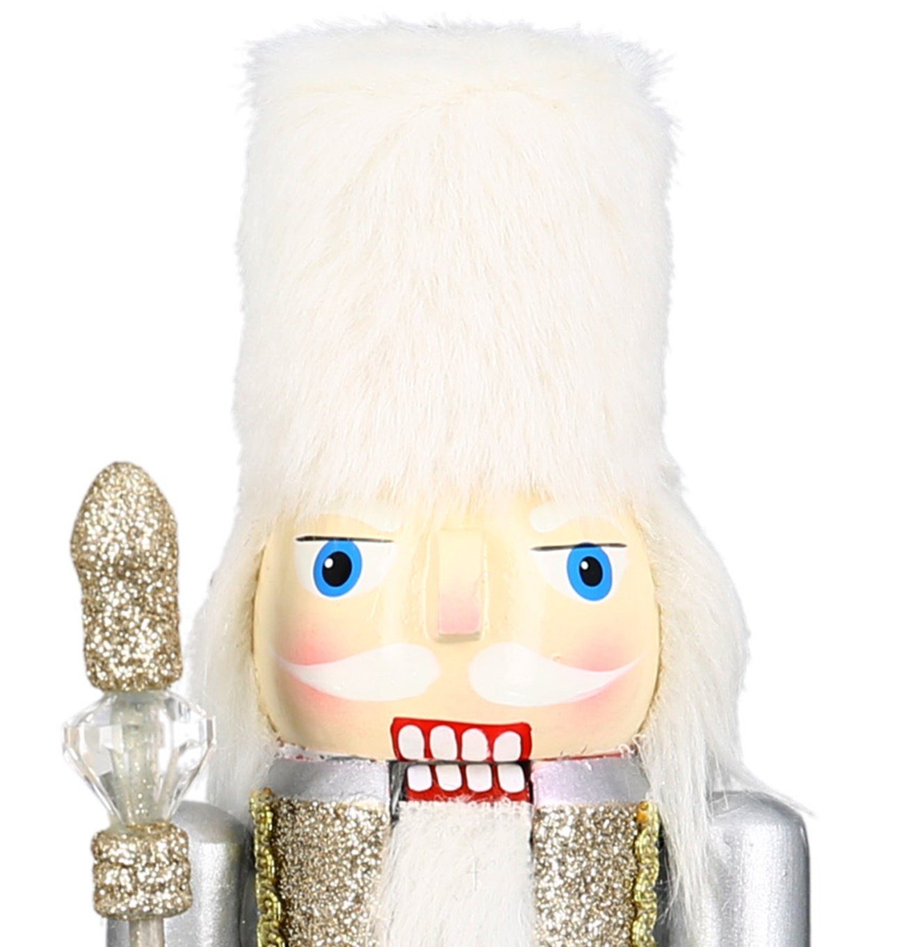 traditionelle dekojohnson dekojohnson Nussknacker-Figur-König Weihnachtsfigur
