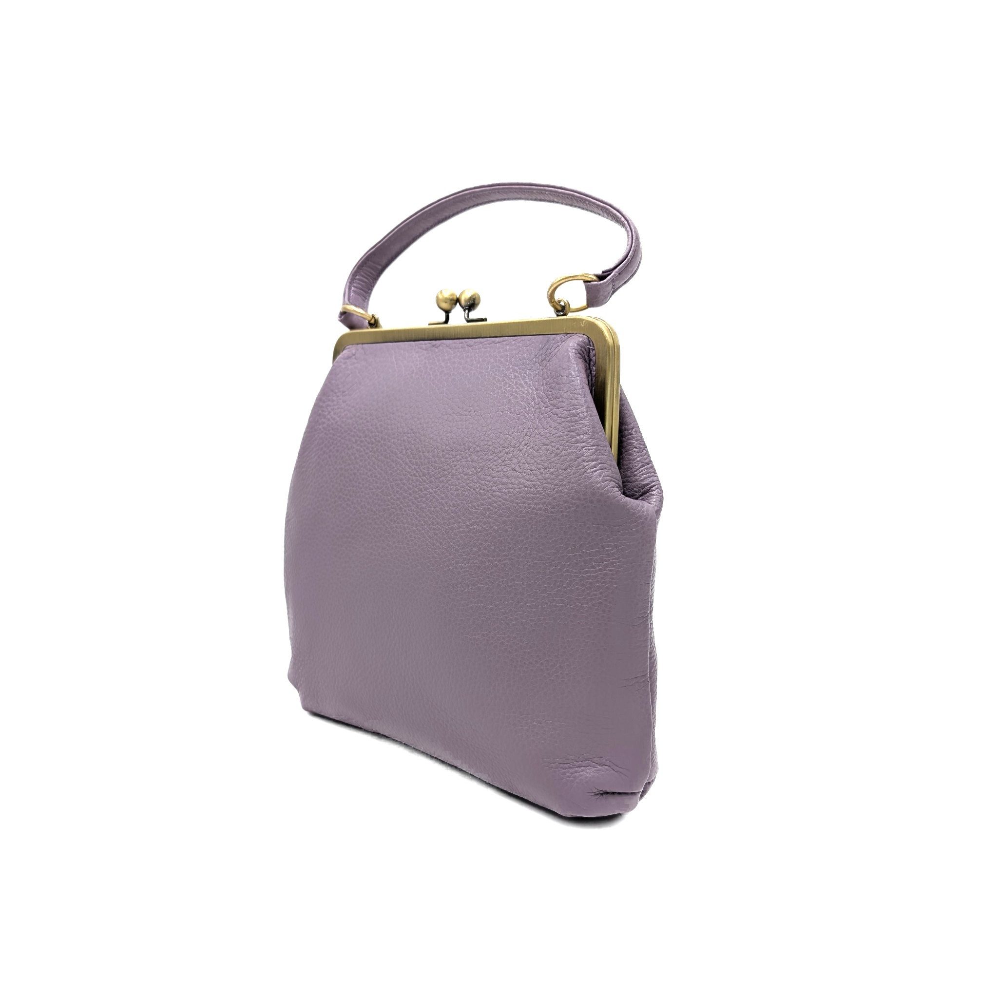 Taschenkinder Schultertasche Vintage Ledertasche Damen - Handtasche Zoe, Retro Umhängetasche, Echtes Leder vom Rind