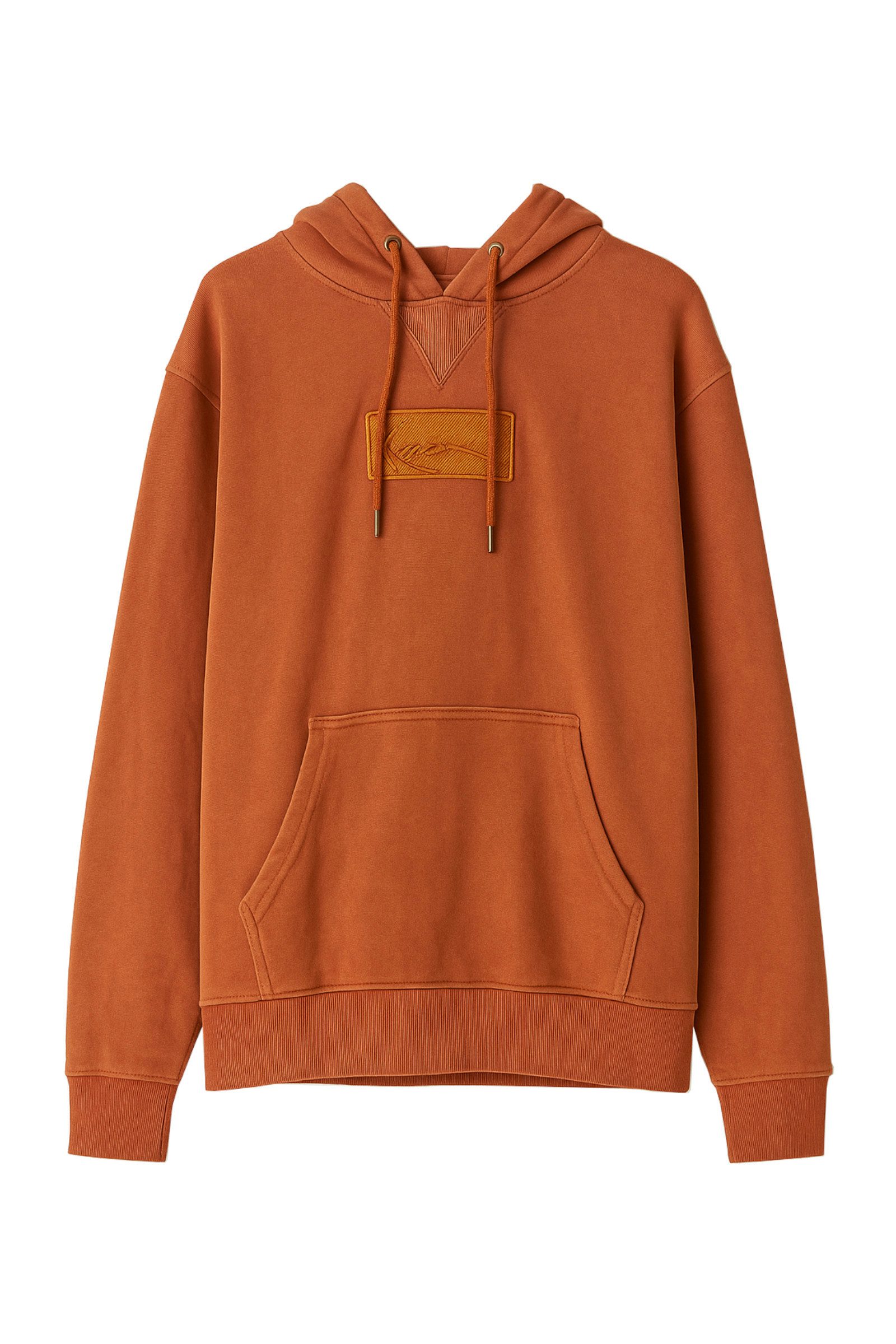 Kapuzenpullover Karl Kani Small Signature Box Washed Hoodie Dark Orange M