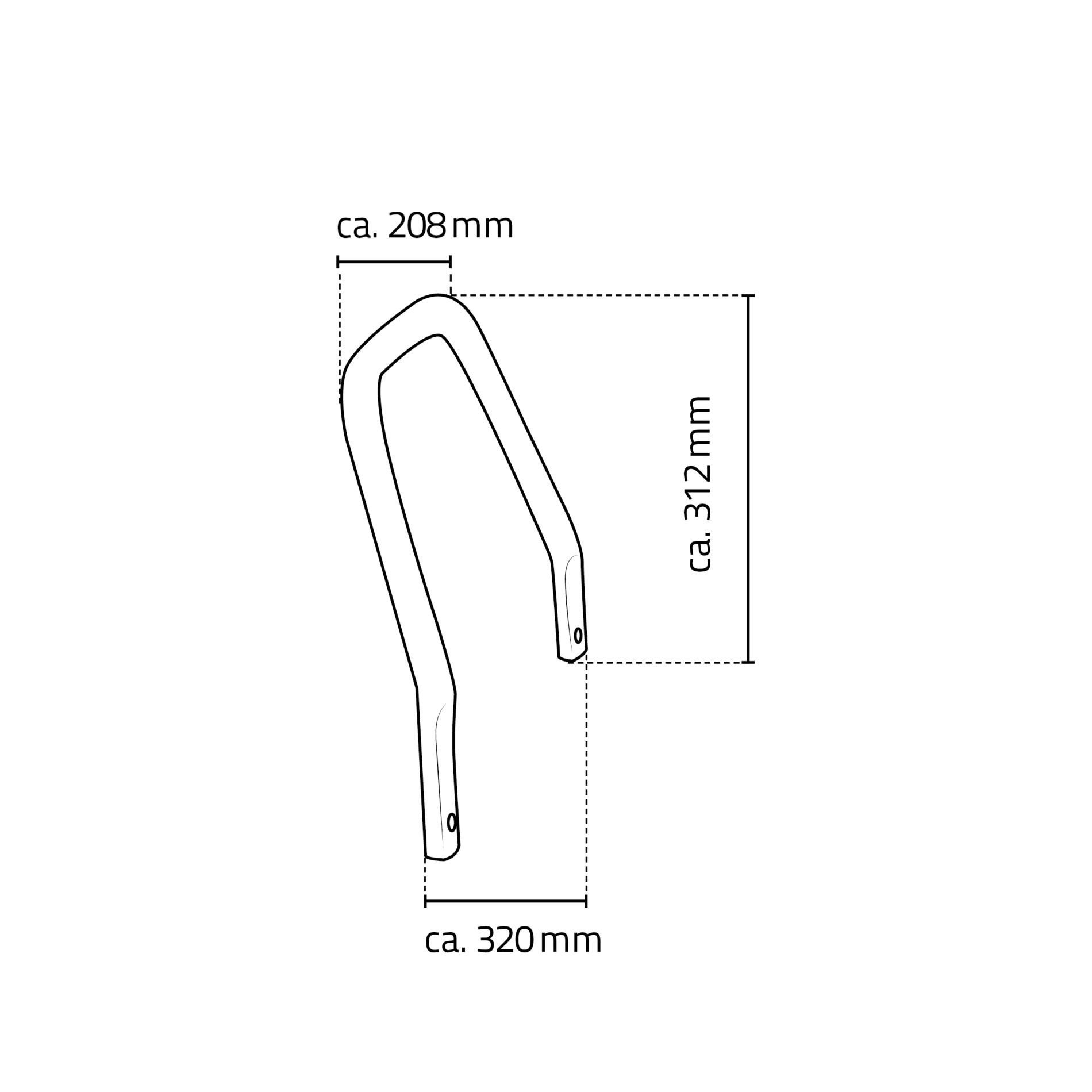 Ridder Duschklappsitz Pro chromfarben glänzend