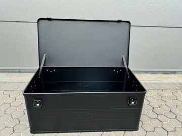 ALUTEC München Werkzeugkoffer ALUTEC Aluminiumbox Classic 142 Schwarz, 142 ltr., (LxBxH) 870 X 460