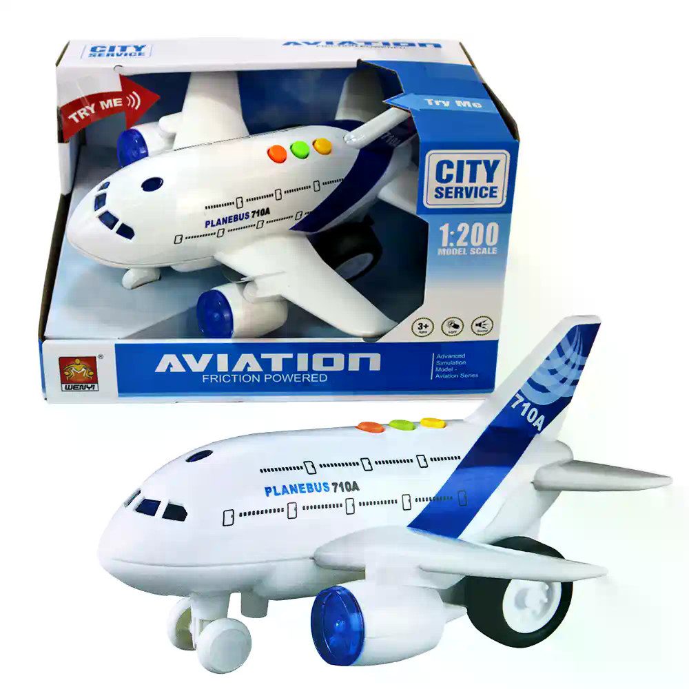 Jonotoys Spielzeug-Flugzeug Spielzeug Flugzeug 3 Jahre mit Licht und Ton, ( günstig online kaufen