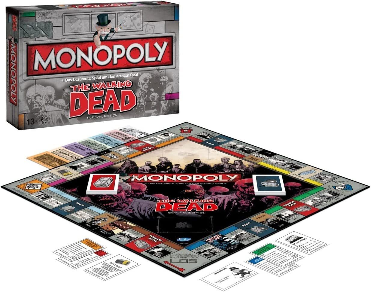 Winning Moves Spiel Monopoly The Walking Dead Survival Edition, Brettspiel