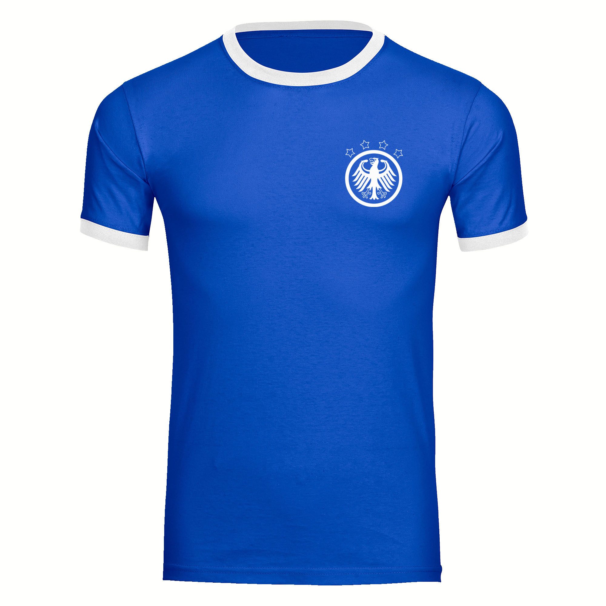 multifanshop T-Shirt Kontrast Germany - Adler Retro - Männer