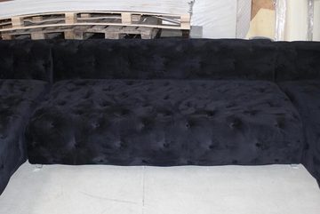 JVmoebel Ecksofa Chesterfield U Form Sofa XXL Big Textil Stoff Luxus Möbel Sofort