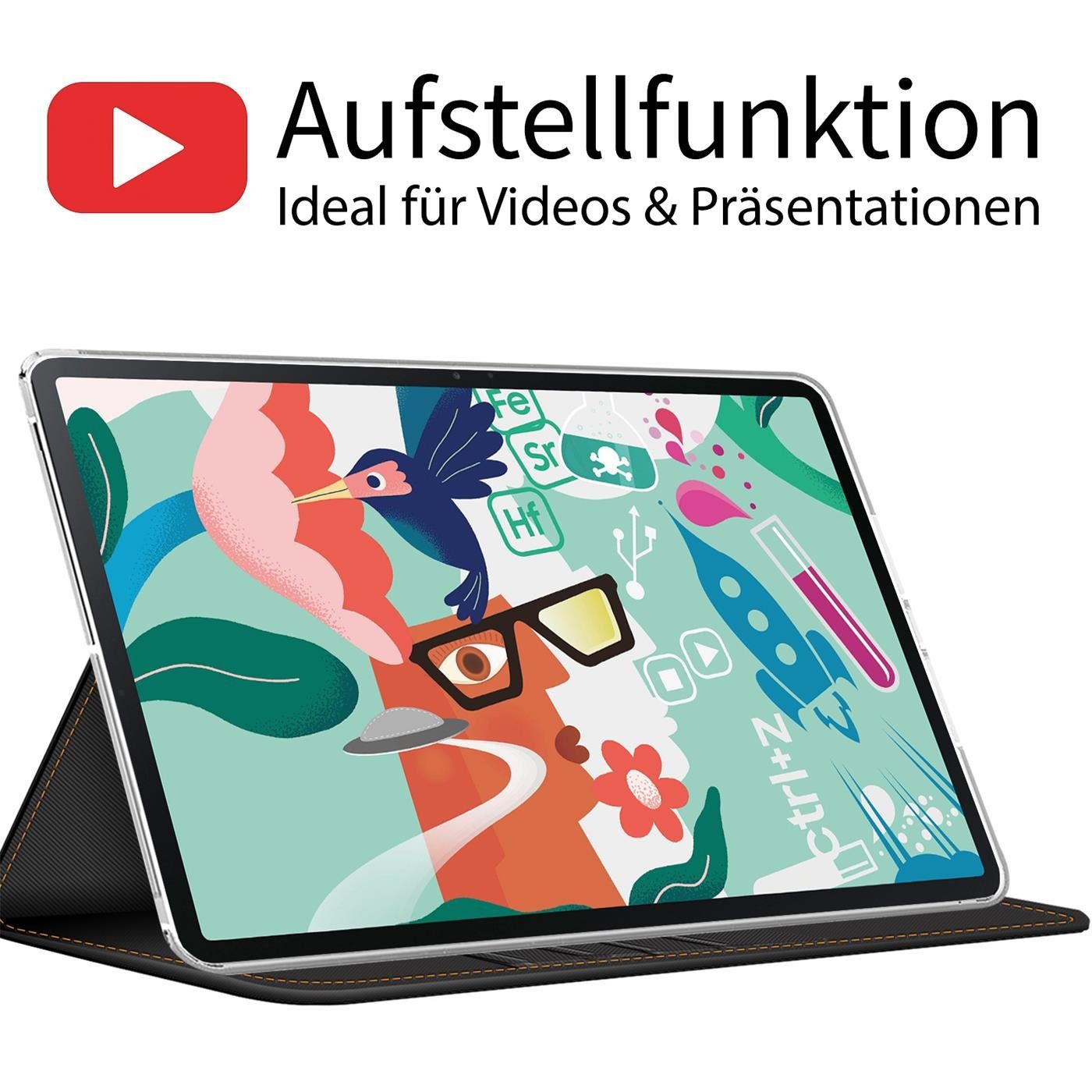 CoolGadget Tablet-Hülle Book Case Tablet Tasche Für Samsung Galaxy Tab S7 FE 31,5 cm (12,4 Zoll), Hülle Klapphülle Samsung Tab S7 FE, S7 FE 5G (T733/T736) Schut – Bild 4 von 5