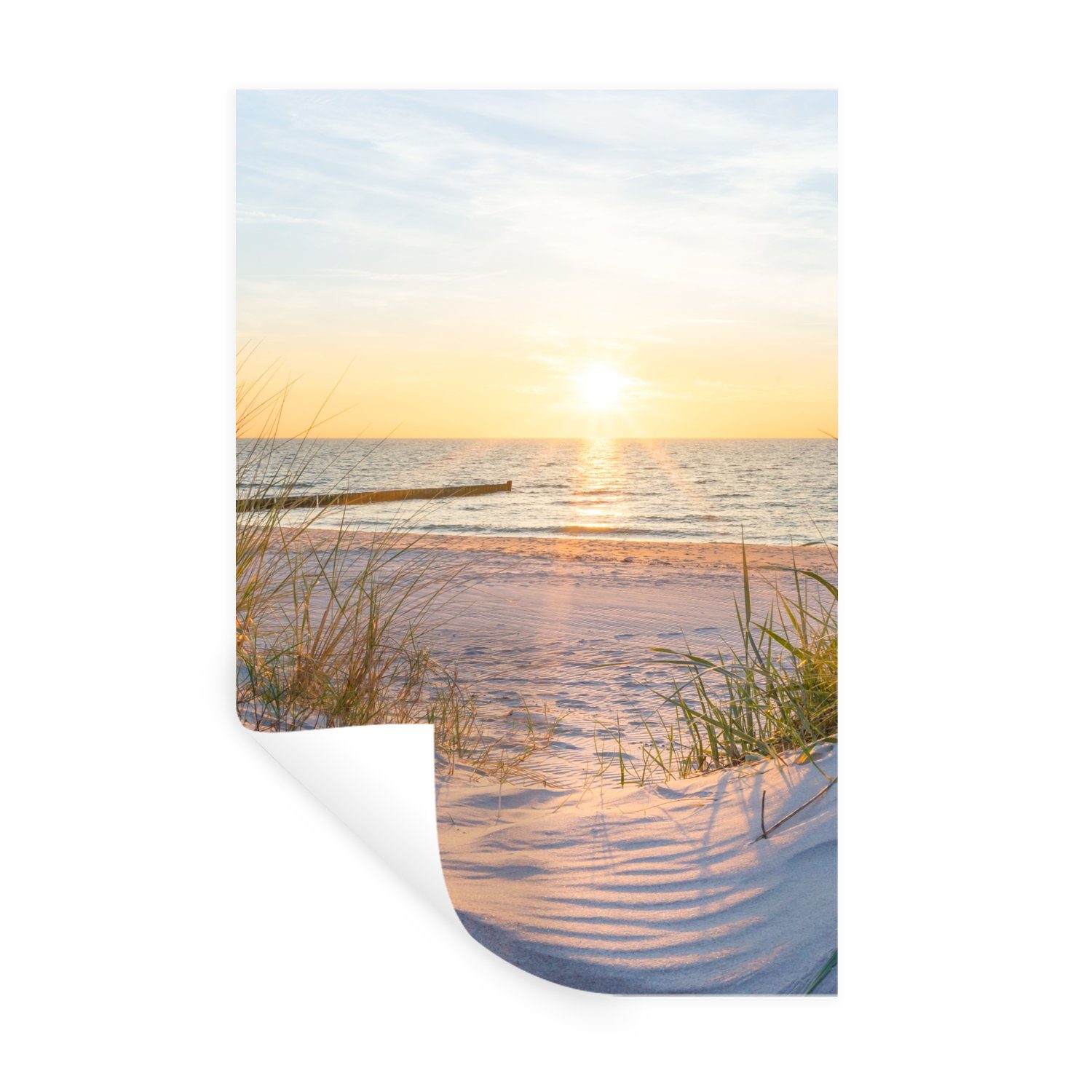 MuchoWow Wandsticker Strand - Sonne - günstig online kaufen