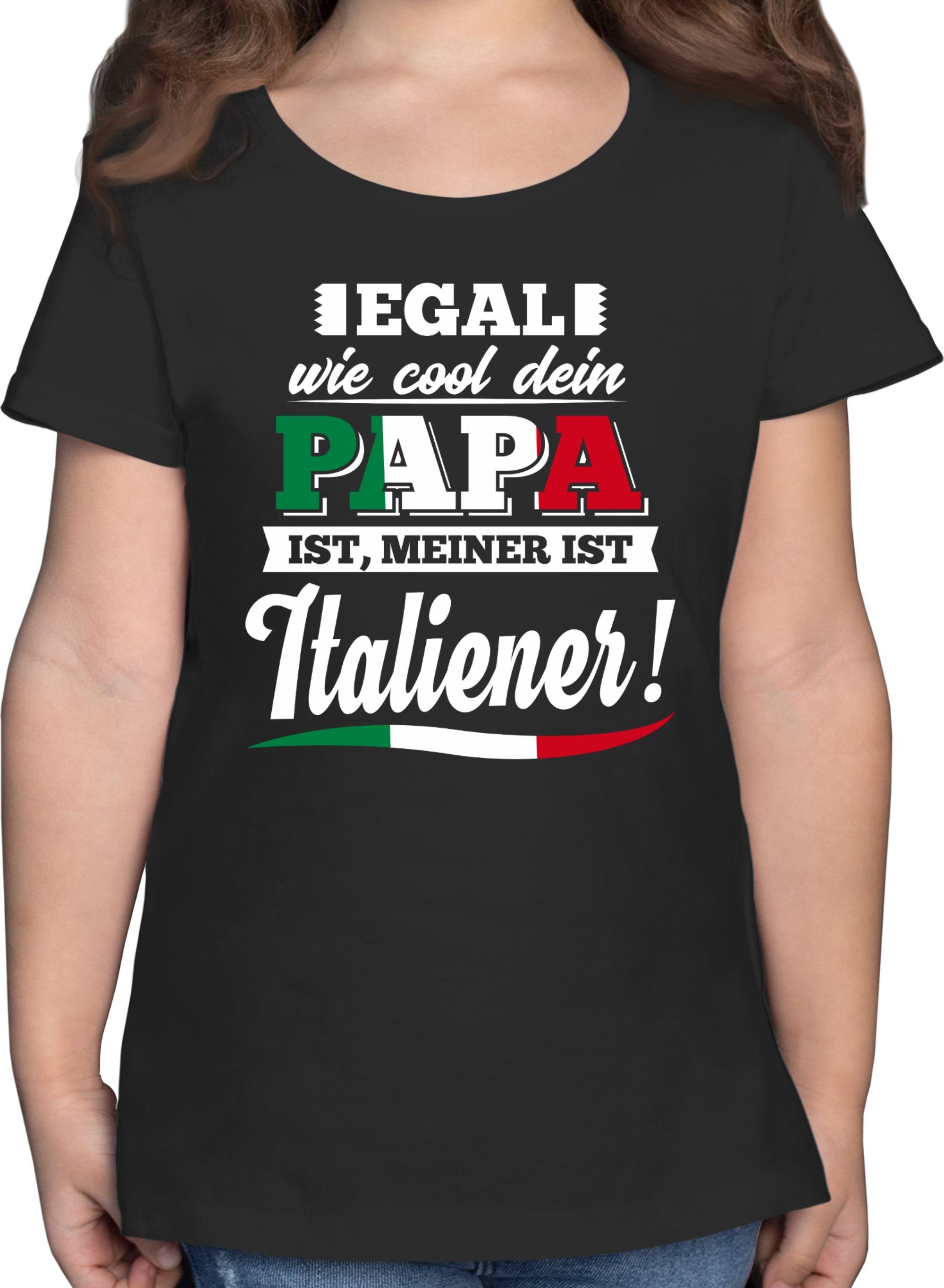 Shirtracer TShirt »Egal wie Cool dein Papa meiner ist Italiener