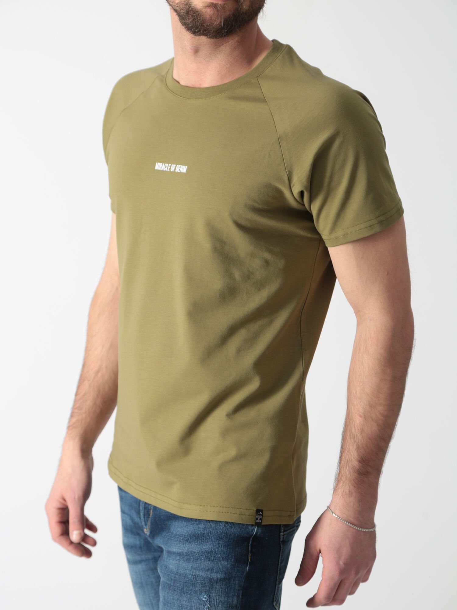 T-Shirt Denim mit Miracle of Olive Logo