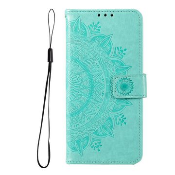 CoverKingz Handyhülle Hülle für Xiaomi Poco M4 Pro 5G/Redmi Note 11S 5G Handy Flip Case, Klapphülle Schutzhülle mit Kartenfach Schutztasche Motiv Mandala