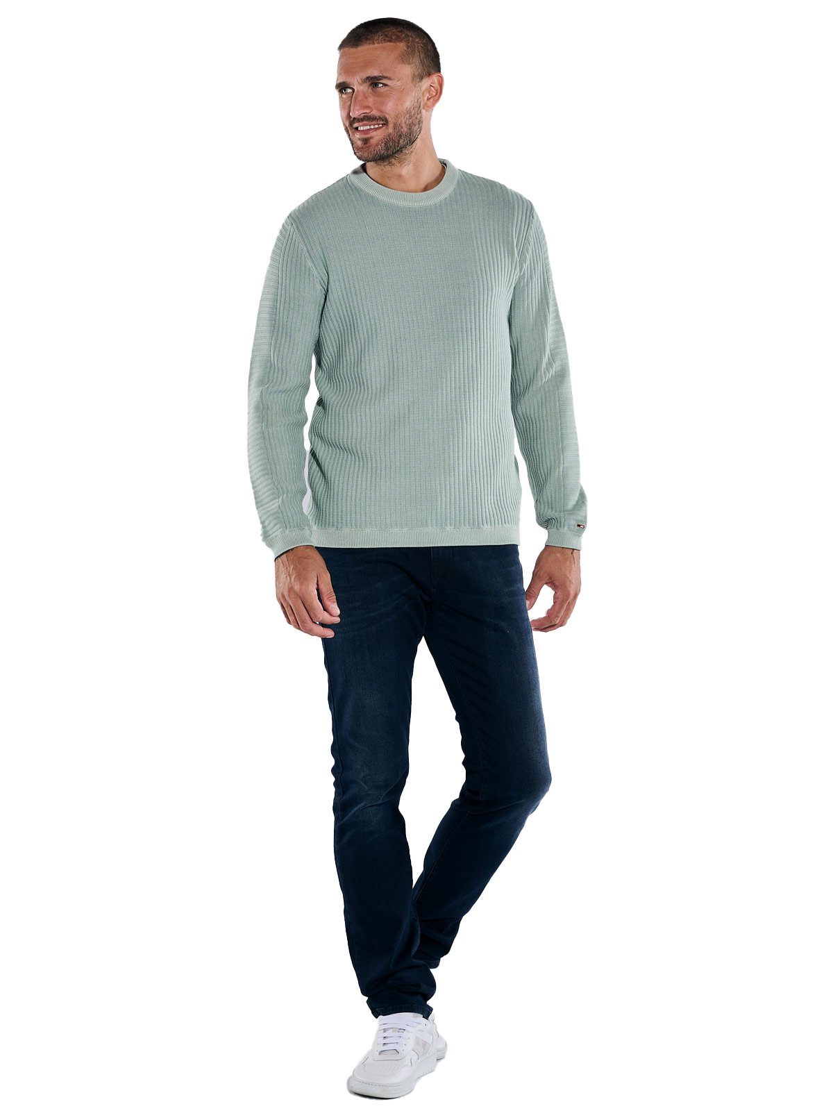 emilio adani Rundhalspullover emilio adani Herren Pullover