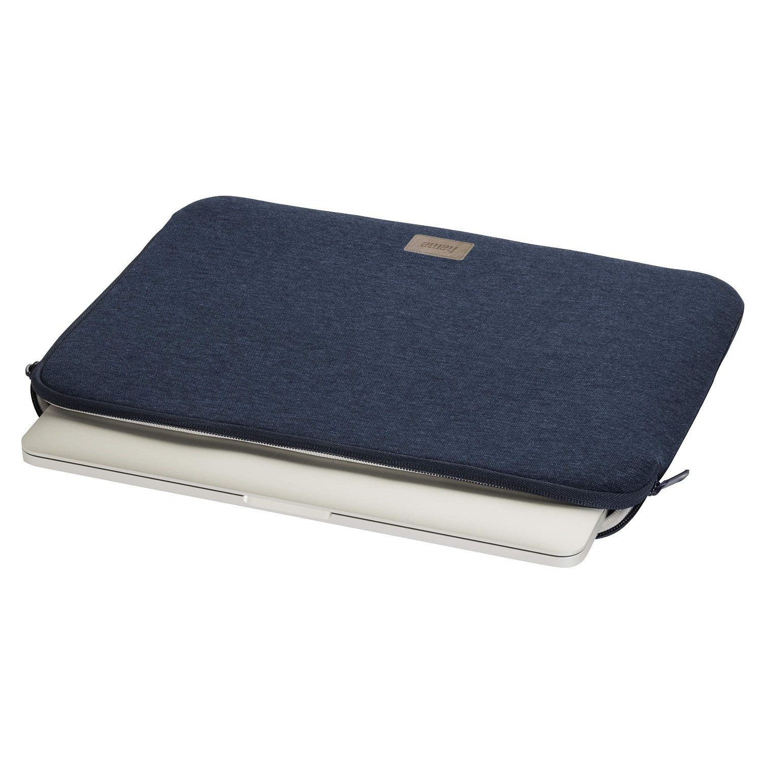 Hama Laptoptasche Notebook-Tasche Schutz-Hülle Jersey 14,1" Blau, Business Schutz-Hülle Laptop-Tasche Case für 14" 14,1" 14,4" 15" Zoll – Bild 3 von 5
