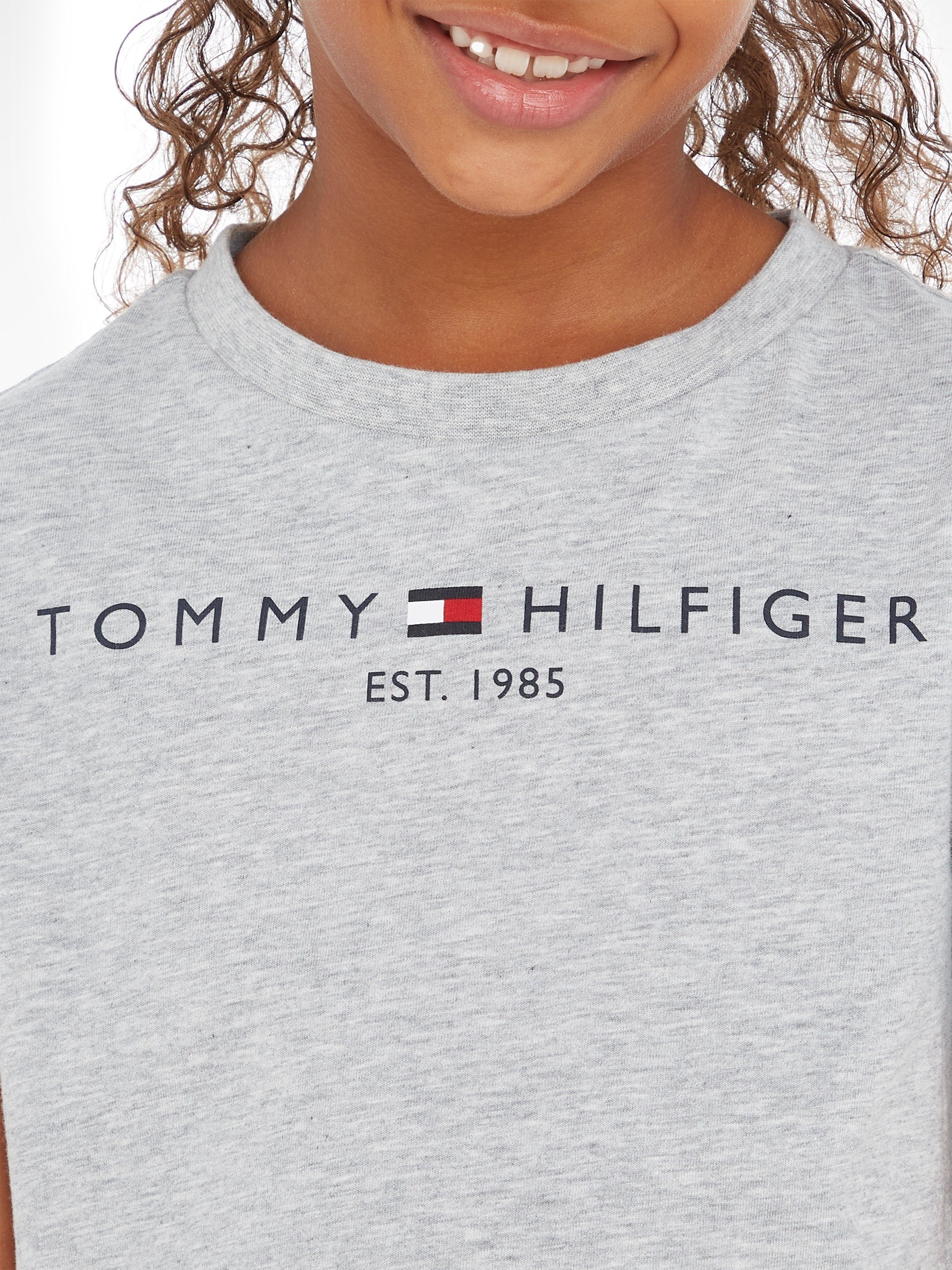 Tommy Hilfiger T-Shirt Jungen und Kids Kinder TEE ESSENTIAL Junior Mädchen MiniMe,für