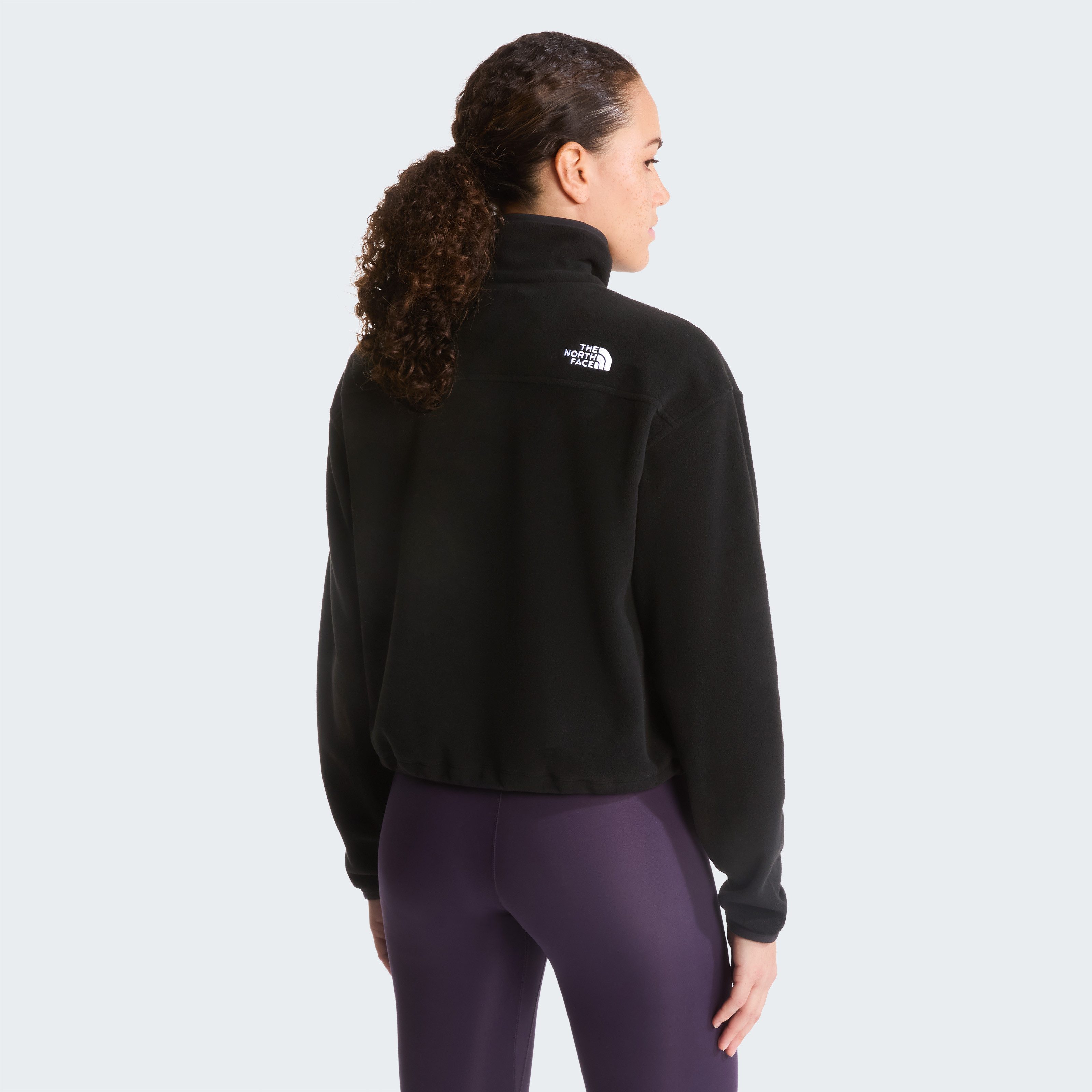 The North Face Fleeceshirt W NOVELTY LOGO GLACIER 1/4 ZIP sportlicher Stil, wasserabweisend, windabweisend, atmungsaktiv – Bild 2 von 5