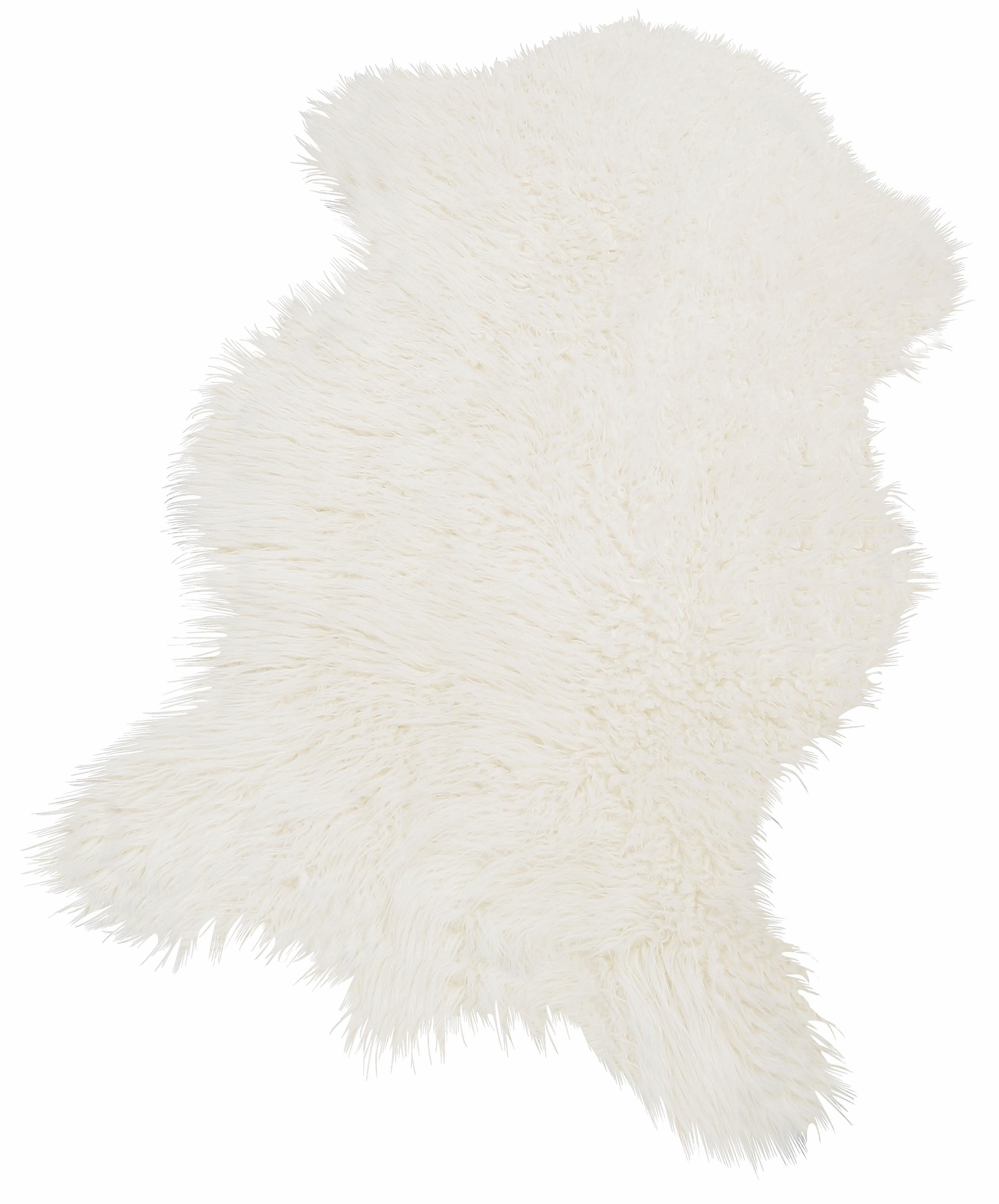 KiNZLER Fellteppich Pireo, fellförmig, Höhe: 70 mm, Kunstfell, synthetischer Flokati, Uni Farben, waschbar. € 22,99