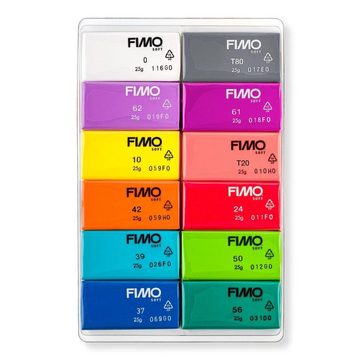 STAEDTLER Modelliermasse FIMO soft "Brilliant Colours" 8023 C12-2
