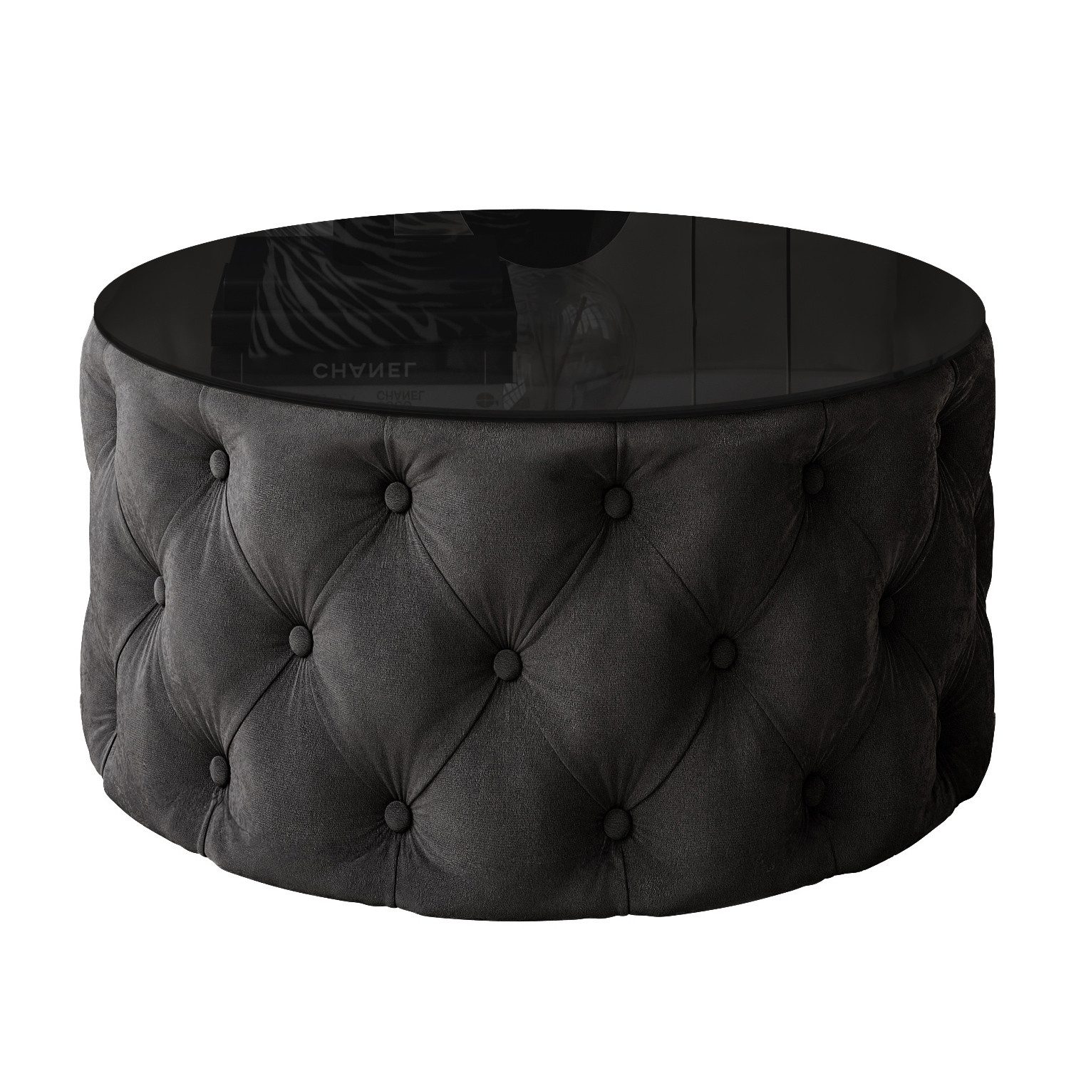 Lookway Couchtisch CHESTERFIELD 70 cm runder günstig online kaufen