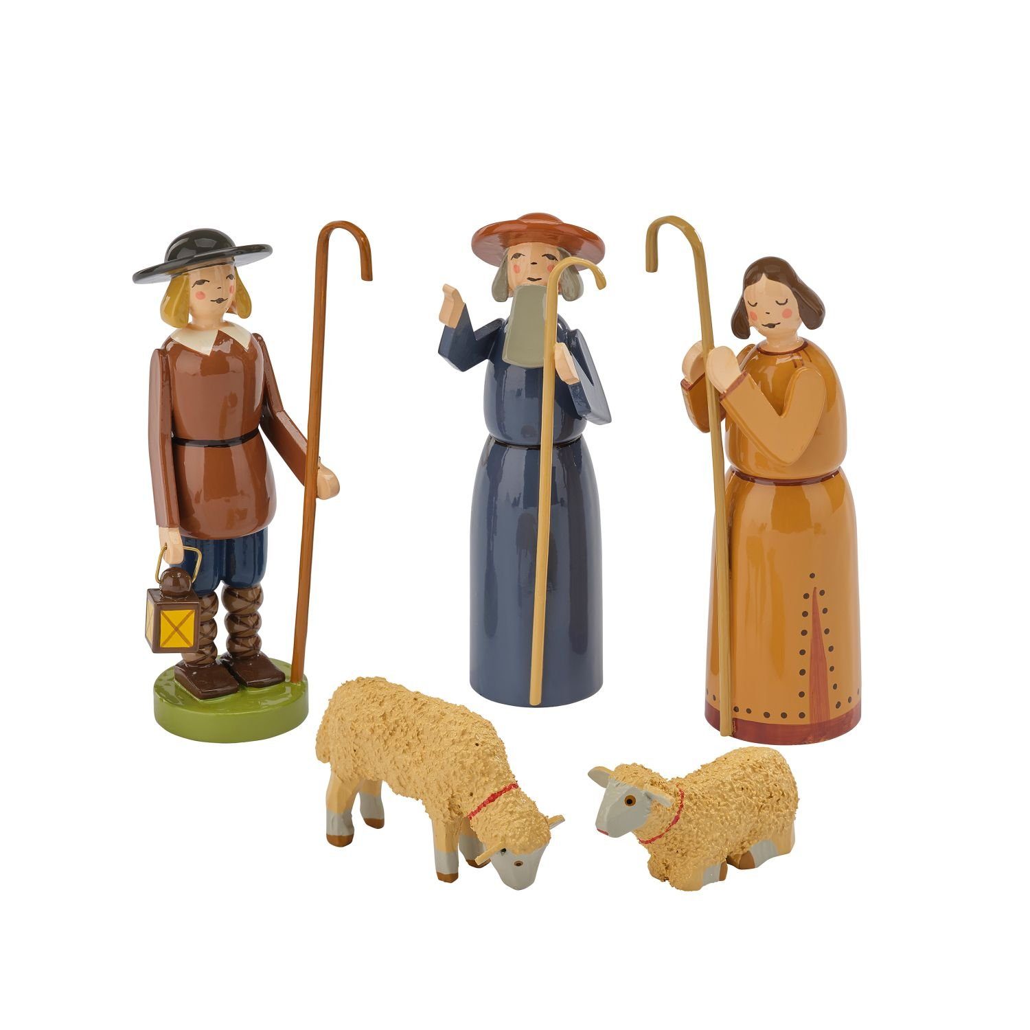 Wendt & Kühn Weihnachtsfigur Krippenszene Klein 5250/Set 2, 5-teilig