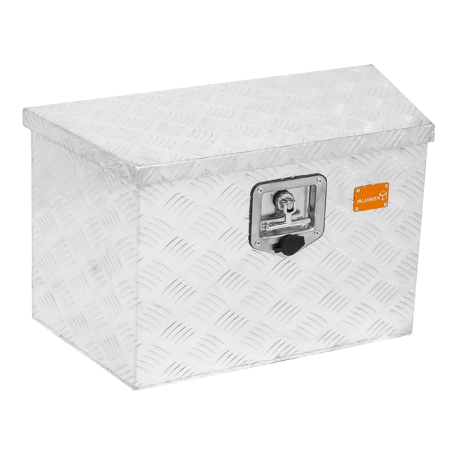 Anhänger-Deichselbox Aluminium Riffelblech abschließbar
