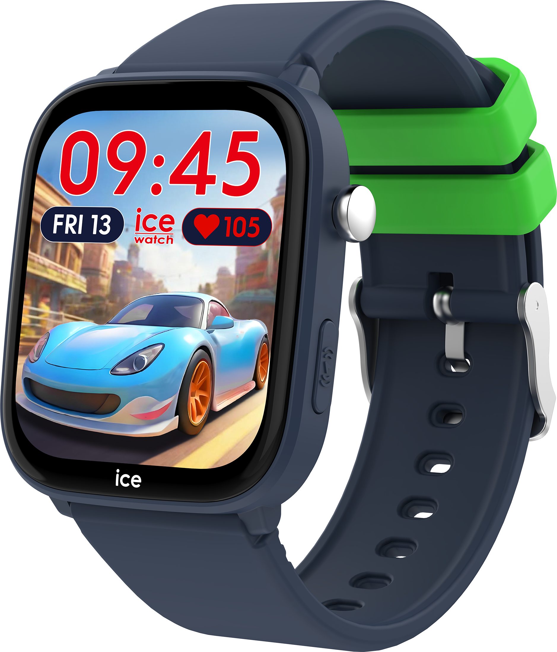 ice-watch Smartwatch, Armbanduhr, Kinderuhr, Silikonarmband, Bluetooth, digital