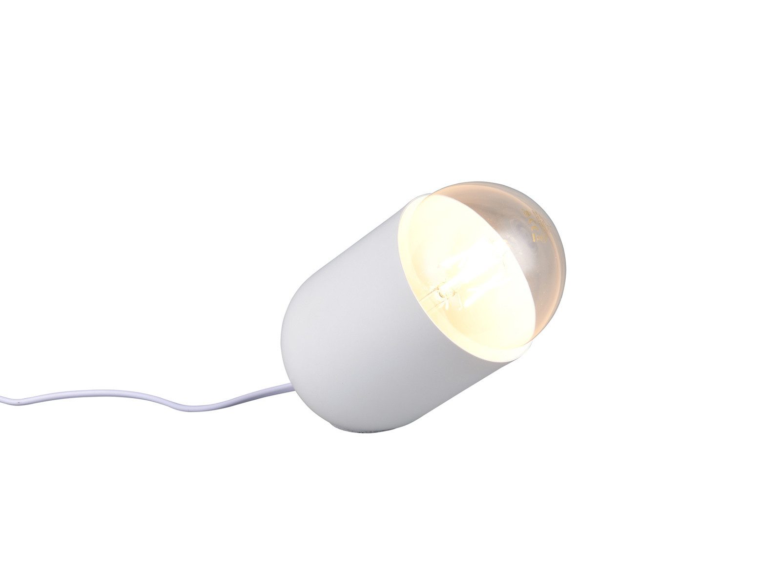 Reality Leuchten LED Nachttischlampe, Dimmfunktion, LED wechselbar, warmweiß, klein-e besondere Tischlampe für die Fensterbank, Höhe 13,5cm