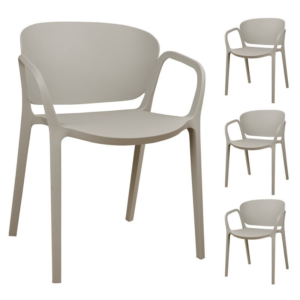 AVISSIMO Gartenstuhl Outdoor-Stuhl OS-0214 (4er Set)