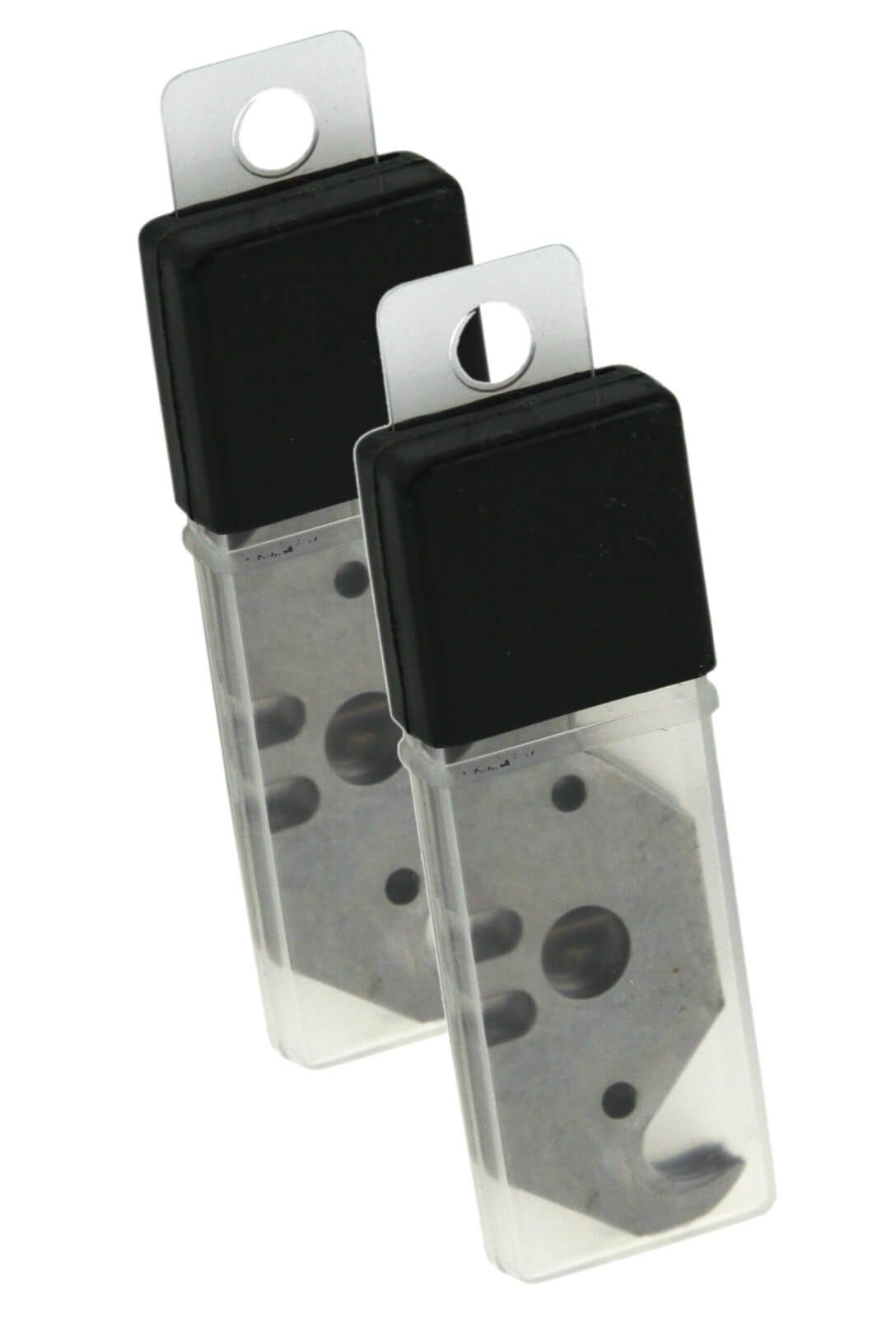 SBS Schlößer Baustoffe Cuttermesser Trapezhakenklingen 20 Stück im Köcher, (20-tlg)