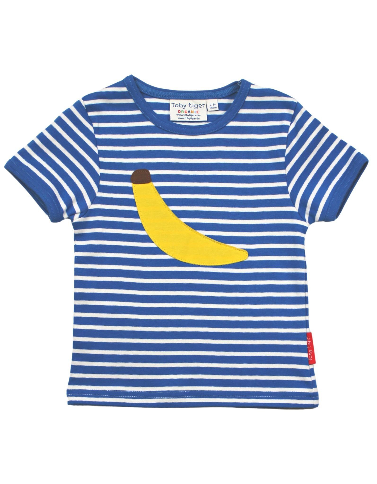 Toby Tiger T-Shirt T-Shirt mit Bananen Applikation