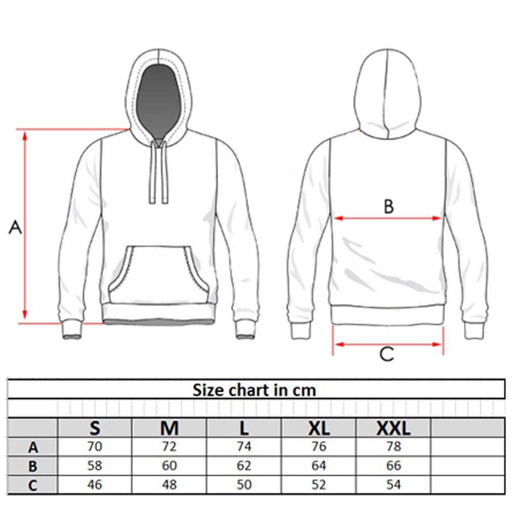 Stark Soul® Hoodie Stark Soul Hoodie College - Kapuzen-Sweater Unisex, 270 gsm
