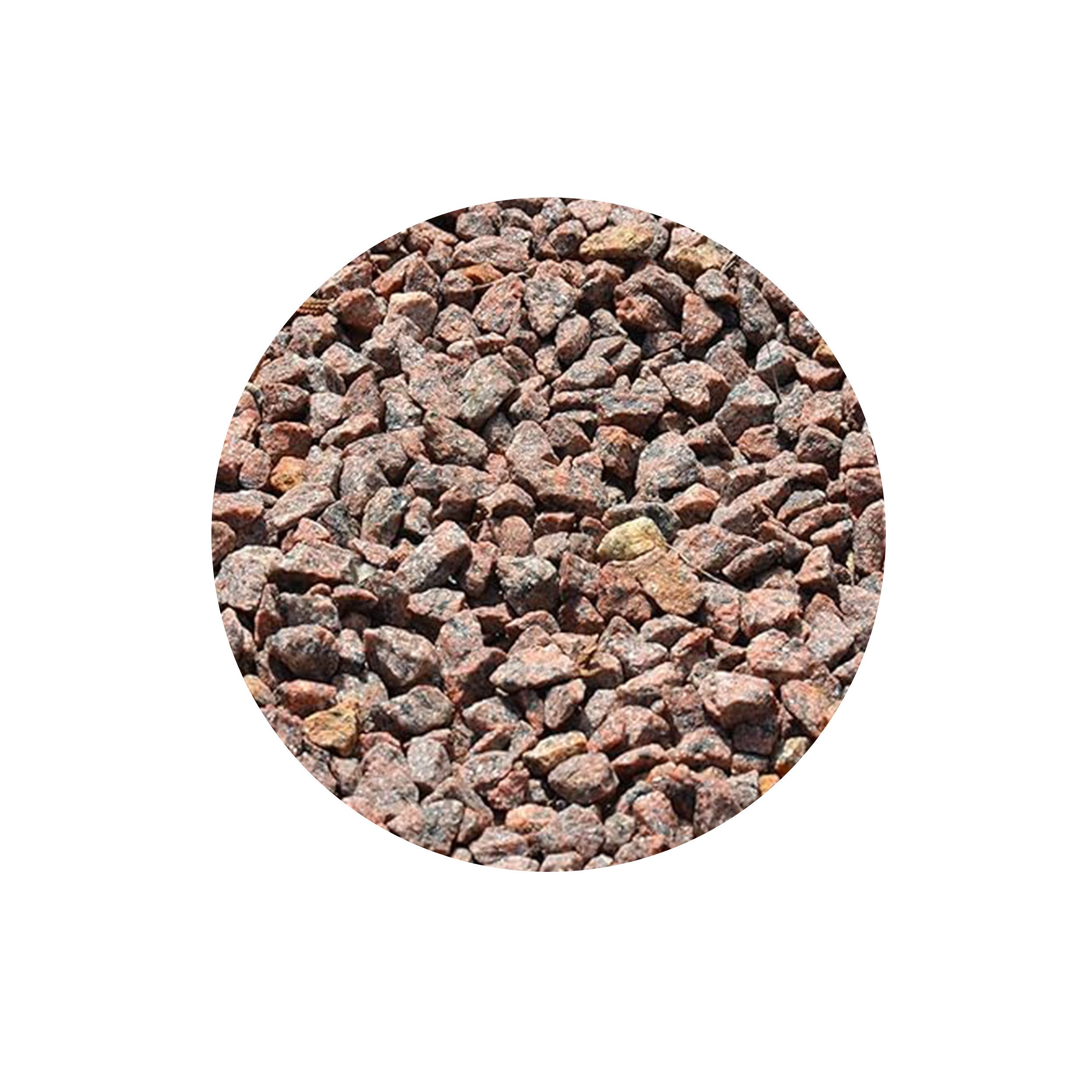Best for Garden Trittsteine Granit Ziersplitt rot 16-22 mm - Naturstein für Haus & Garten