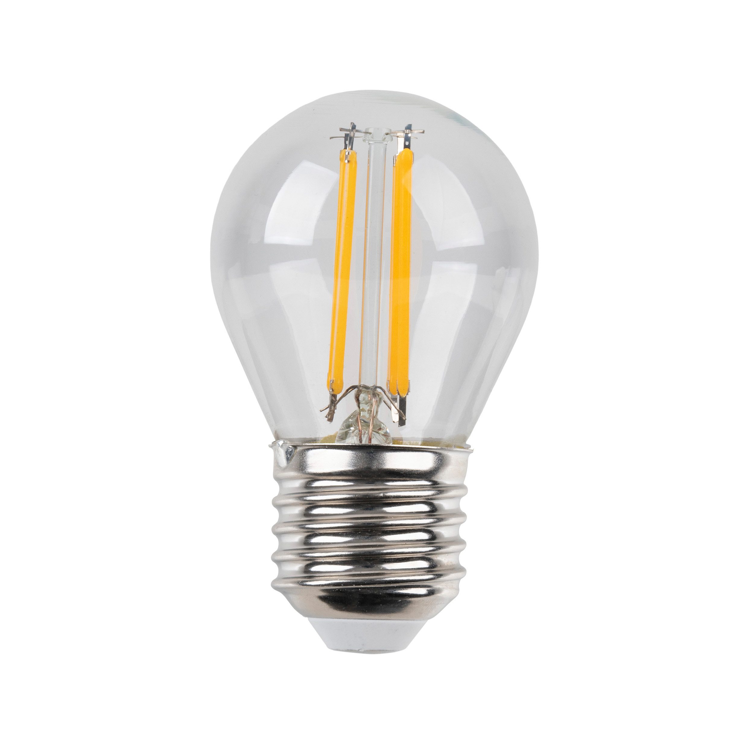 näve LED-Leuchtmittel Daffy, E27, 6 St., Warmweiß, 6er Set, LED in warmweiß, E27, dimmbar, Farbe klar, D: 4,5cm, H: 8cm