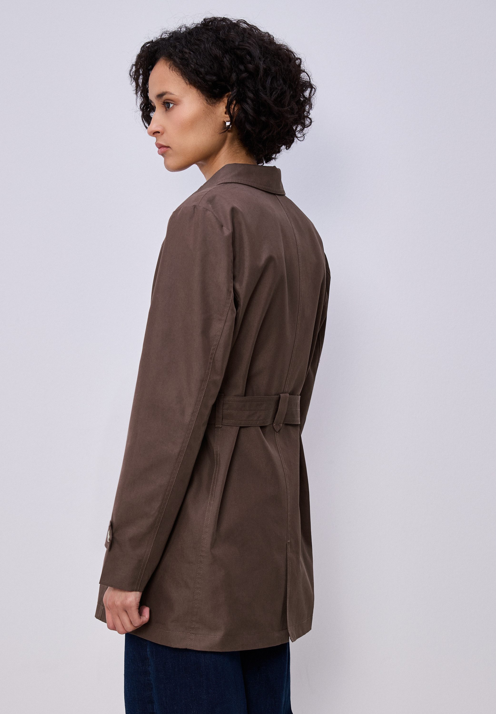 STREET ONE Outdoorjacke im soften Baumwoll-Mix