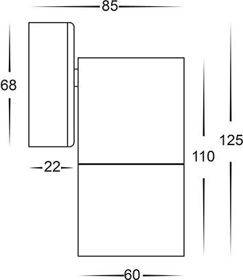 TIVAH, ohne Wandleuchte Leuchtmittel Havit Lighting