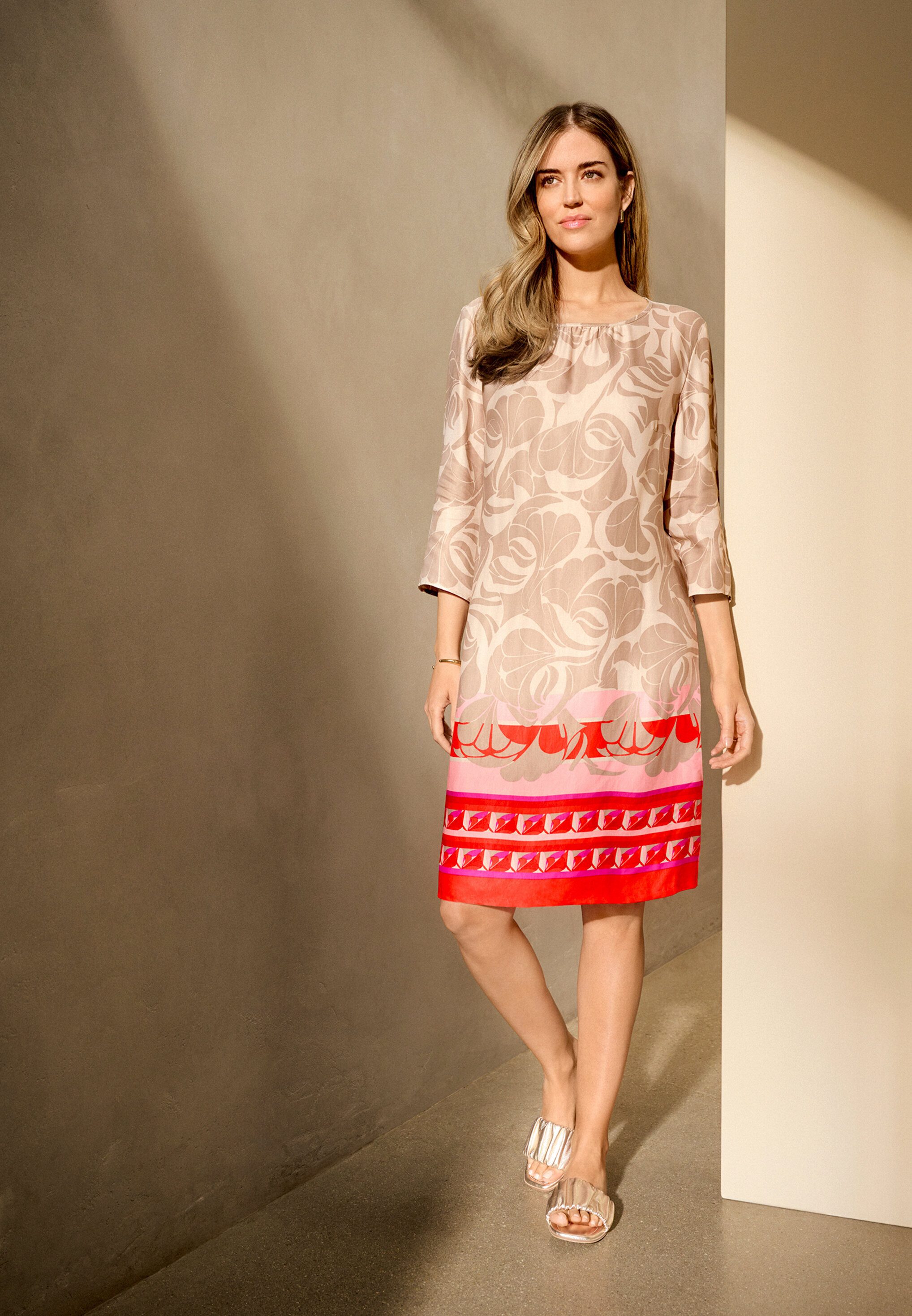 Betty Barclay Sommerkleid Damen mit Rundhalsausschnitt Form