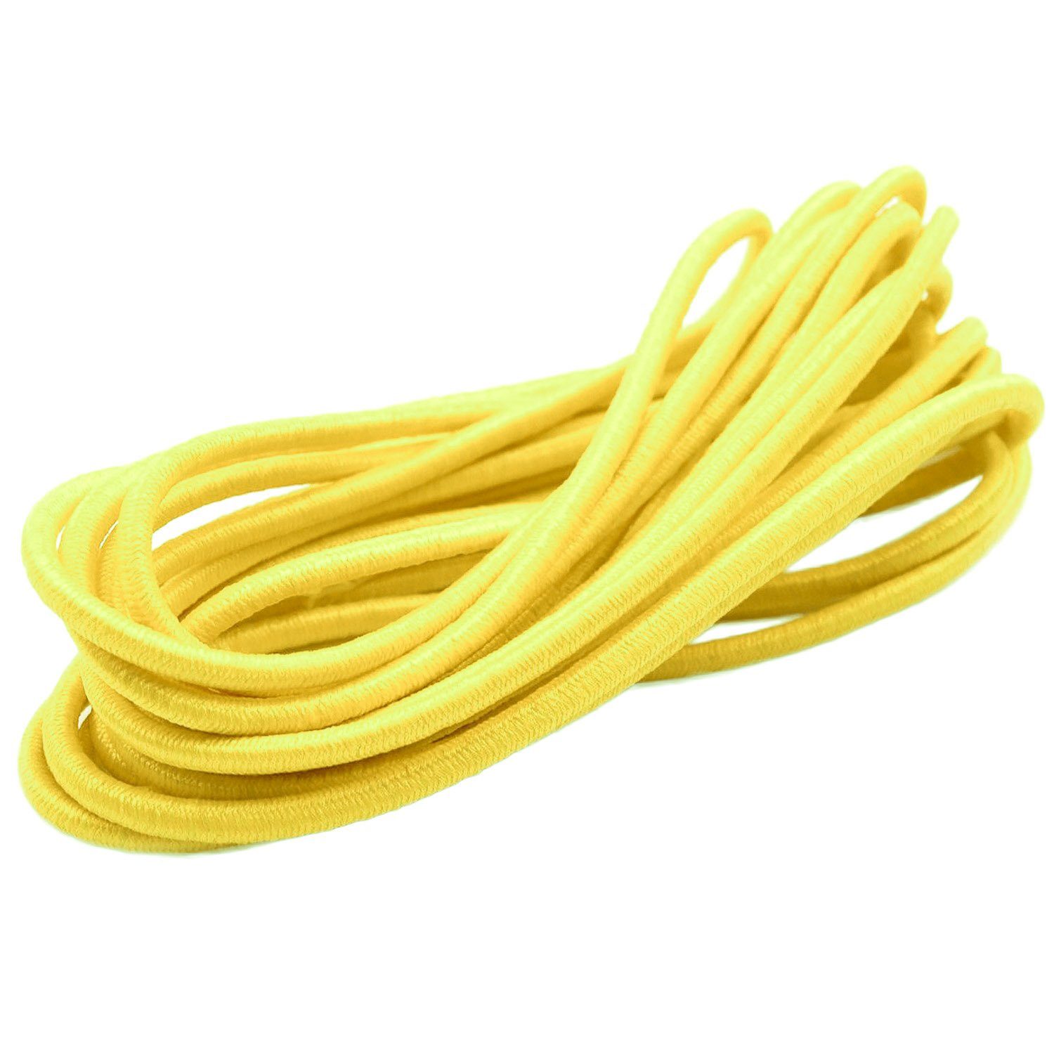 maDDma Gummiband 3m Gummikordel 3mm, pastellgelb