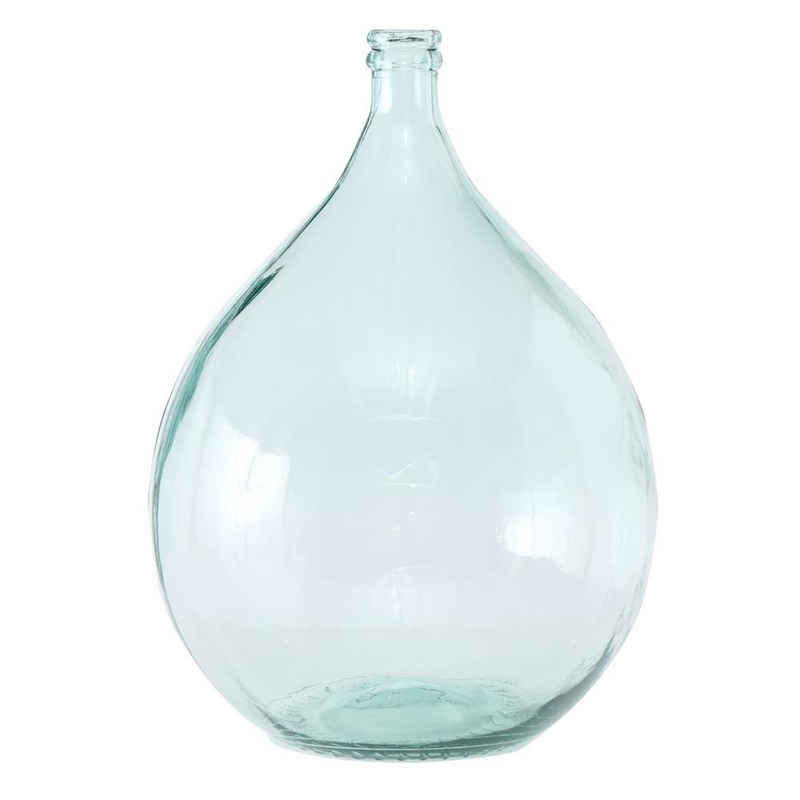 BOLTZE Dekovase Nalani, 56 cm, aus Glas, Ballonform, Flaschenöffnung, Vintage Stil