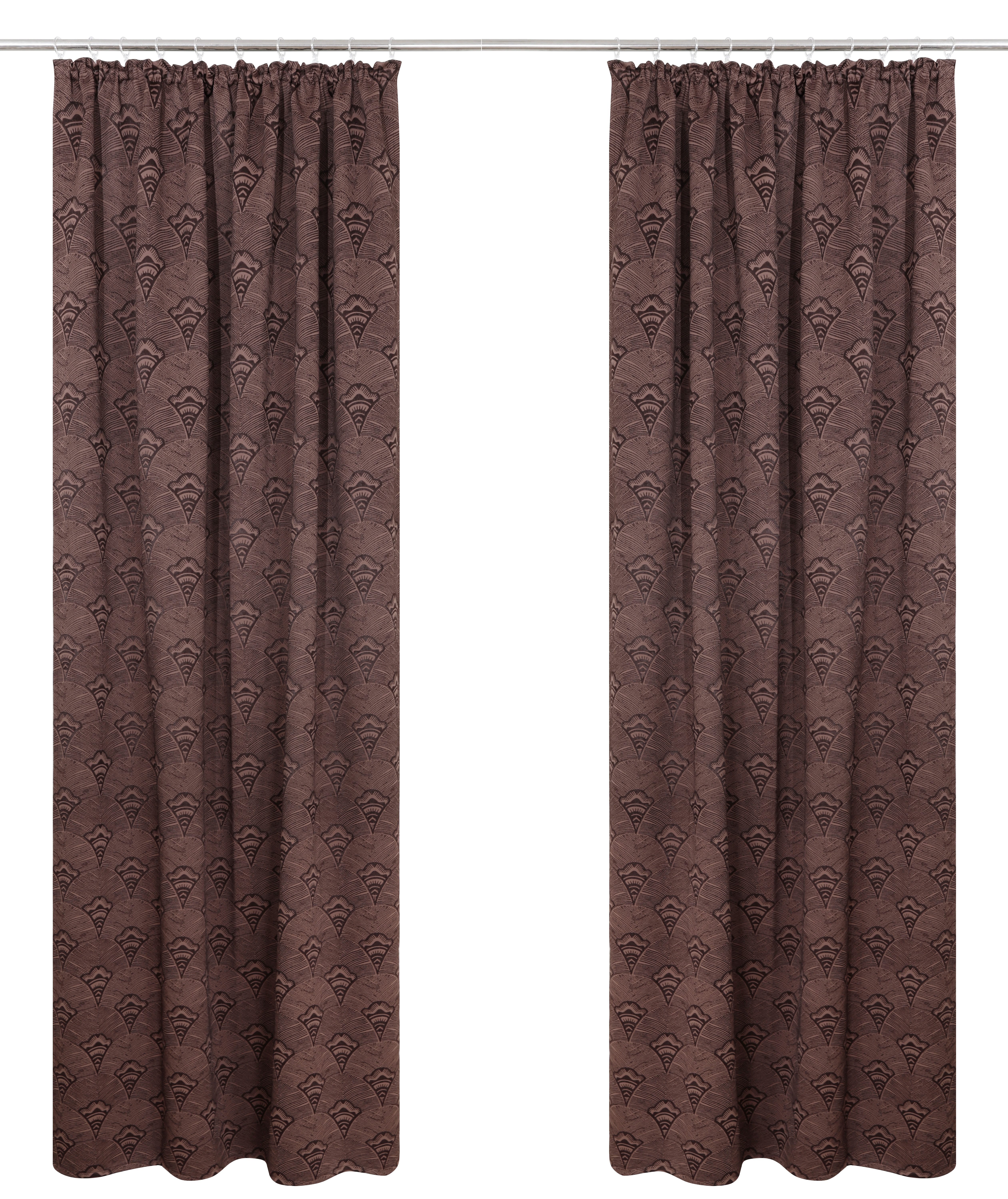 Bruno Banani Verdunkelungsvorhang Alessio (1 St), Kräuselband, verdunkelnd, Polyester, Elegantes Muster, Jacquard, verdunkelnder Vorhang, blickdicht,modern