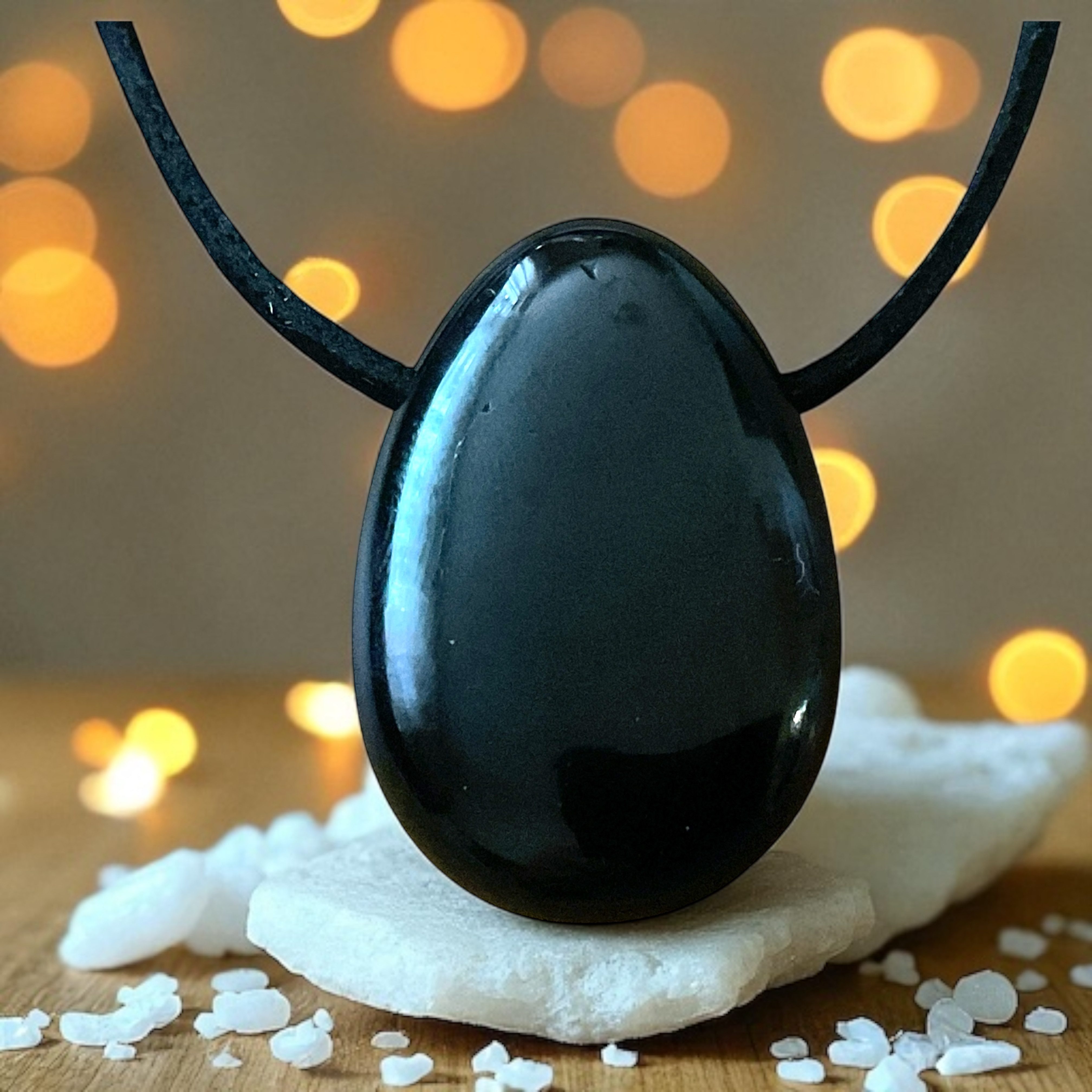 Steinfixx® Amulett Set Edelstein Anhänger aus echtem Turmalin (Schörl), Tro günstig online kaufen