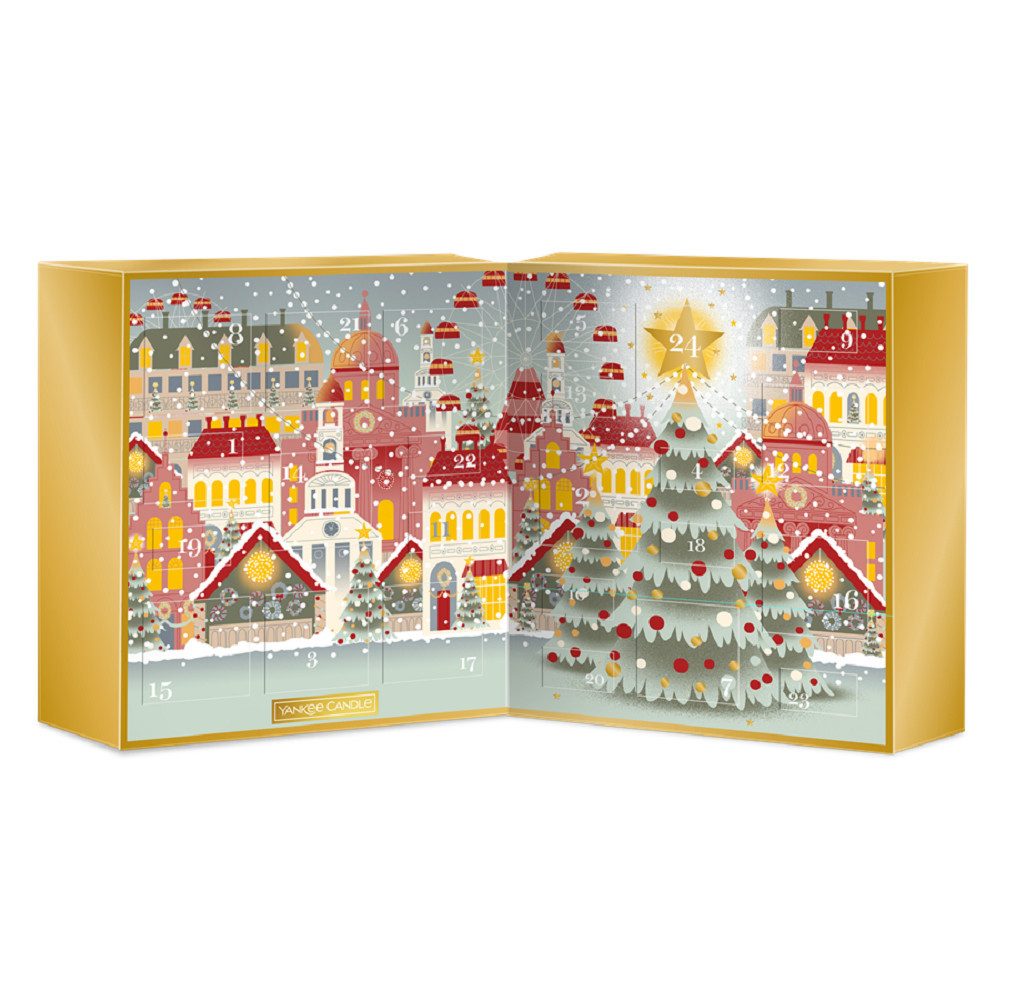 Yankee Candle Adventskalender Adventskalender Buch 2024 Duftkerzen Weihnachten (1-tlg)