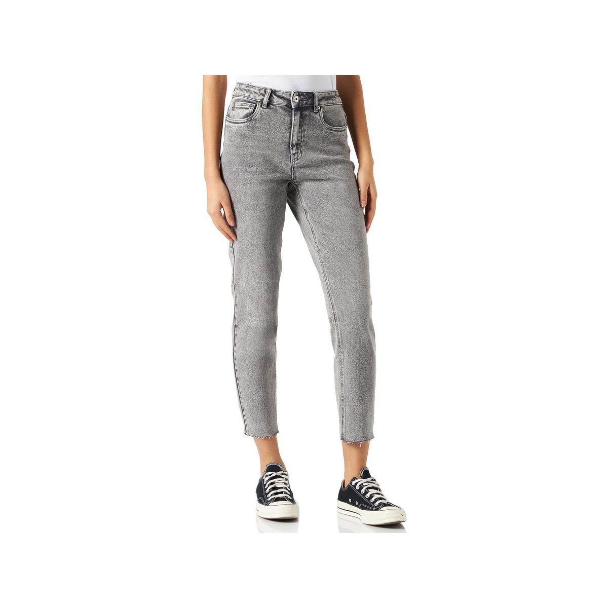 Vero Moda 5-Pocket-Jeans (1-tlg) hell-grau