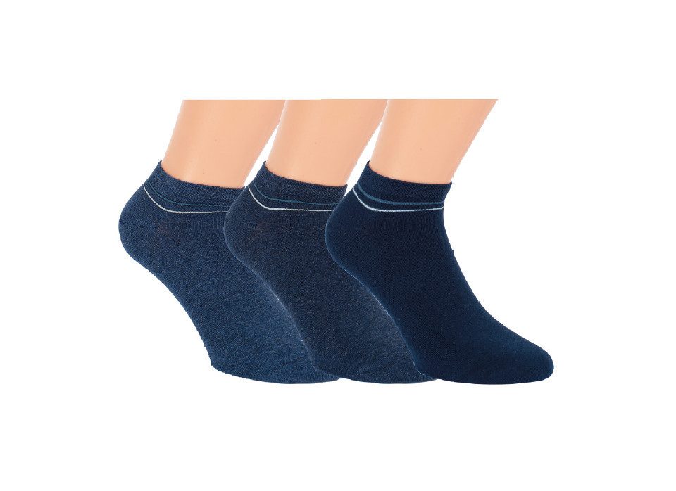 RS Harmony Socken 3 Paar RS. Harmony 35251 Sneaker blautöne 39-42, 43-46