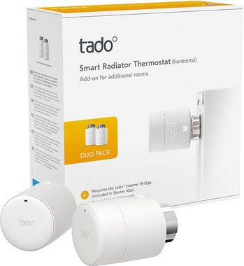Tado Starter Kit V3+ mit Bridge und 4 Heizkörperthermostaten Smart-Home Starter-Set