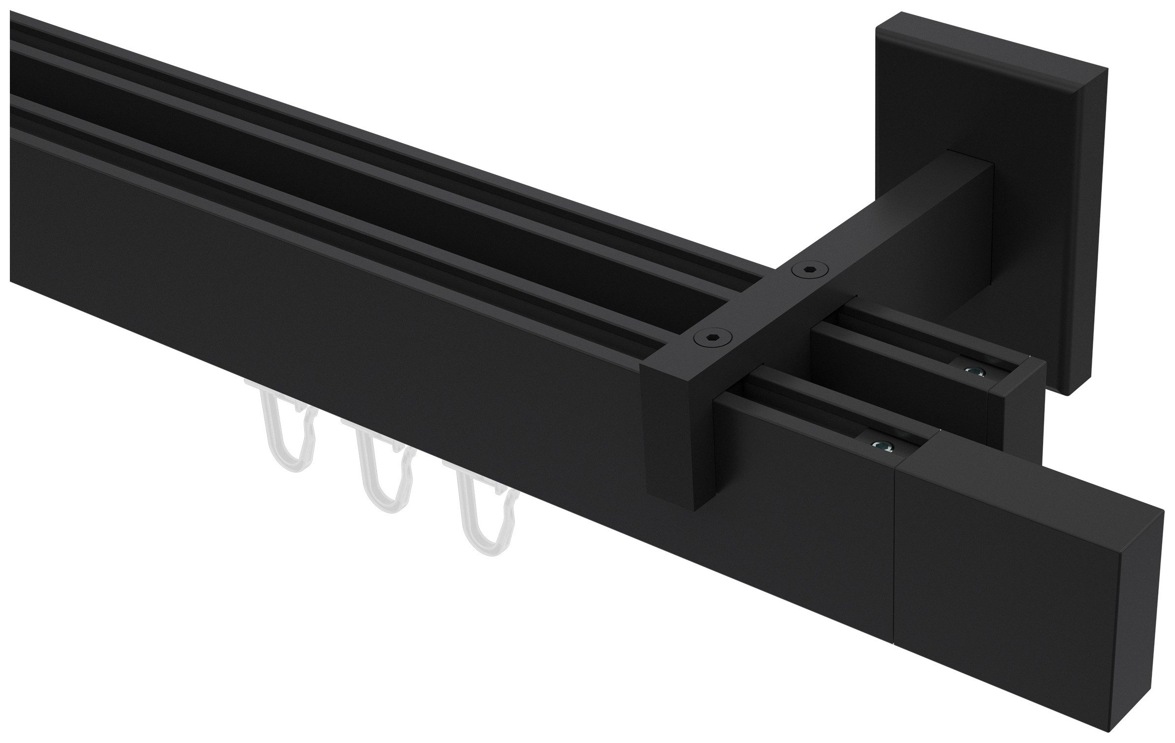 INTERDECO Innenlaufschiene Smartline Lox, 2-läufig, Fixmaß, günstig online kaufen