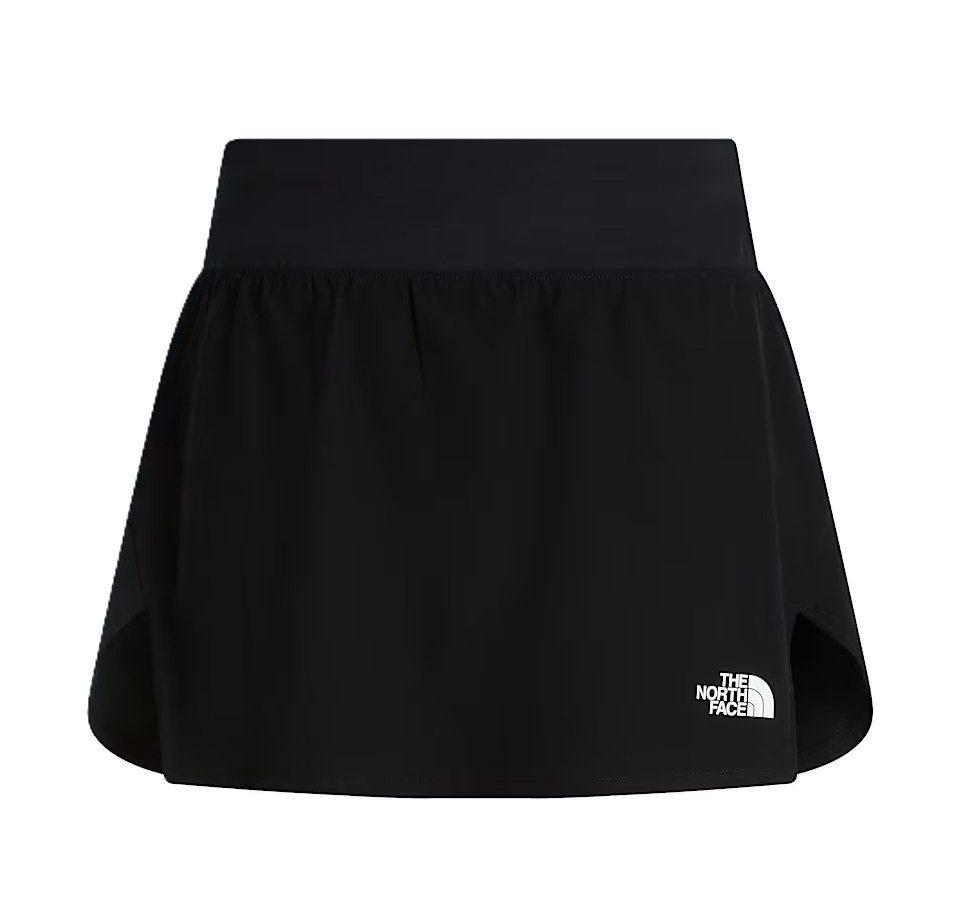 The North Face Shorts WOVEN SKORT - kurzer Rock - Laufrock - Outdoor-Rock - schwarz