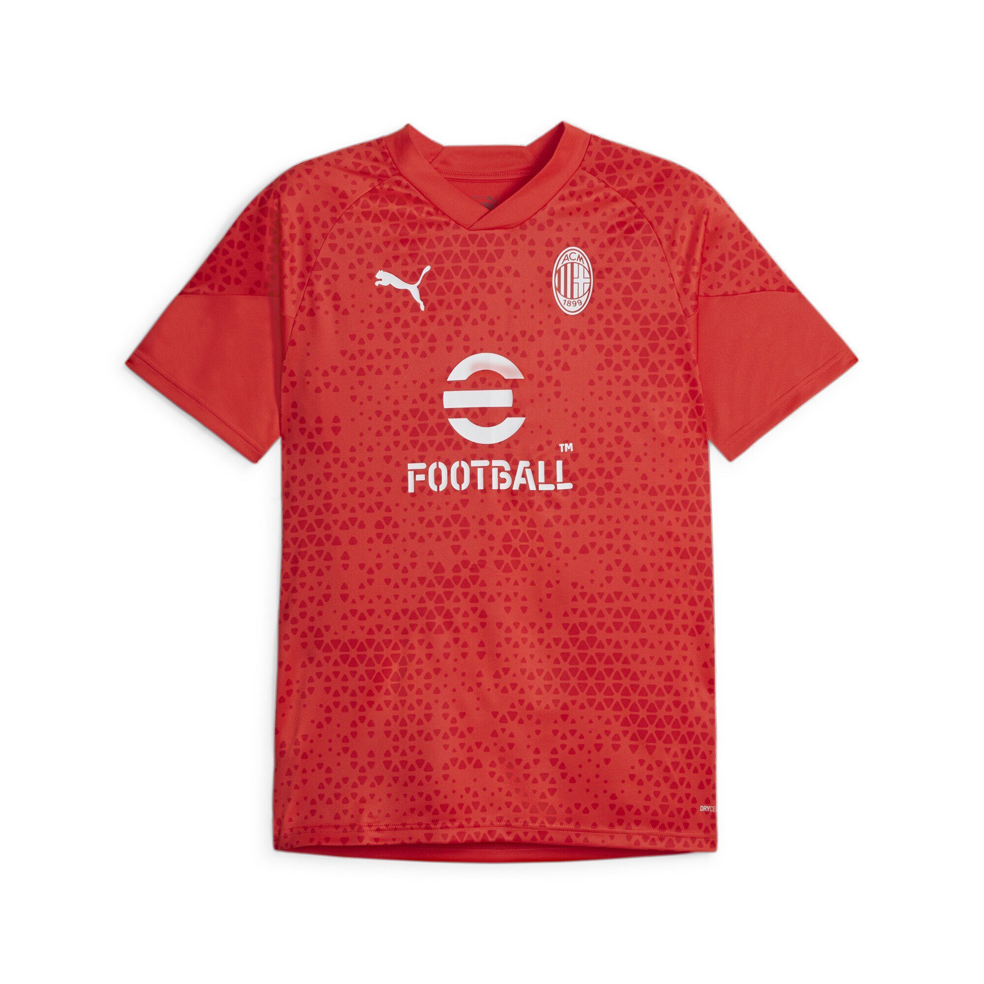 PUMA Trainingsshirt AC Milan Fußball-Trainingstrikot Herren For All Time Red Feather Gray