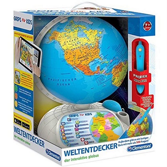 Clementoni® Kindercomputer 69492.1 Interaktiver Globus mit App