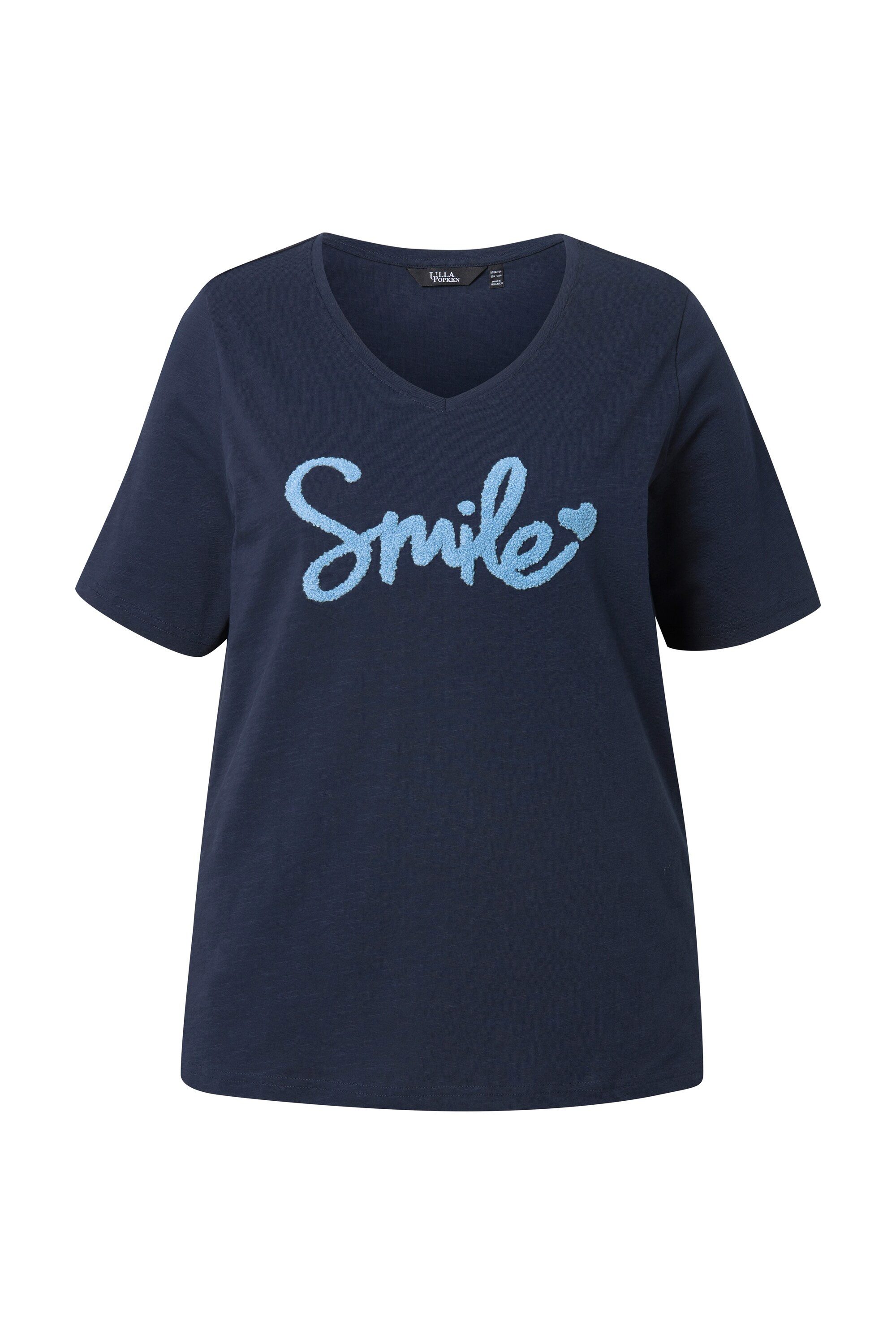Ulla Popken T-Shirt T-Shirt Smile Classic günstig online kaufen