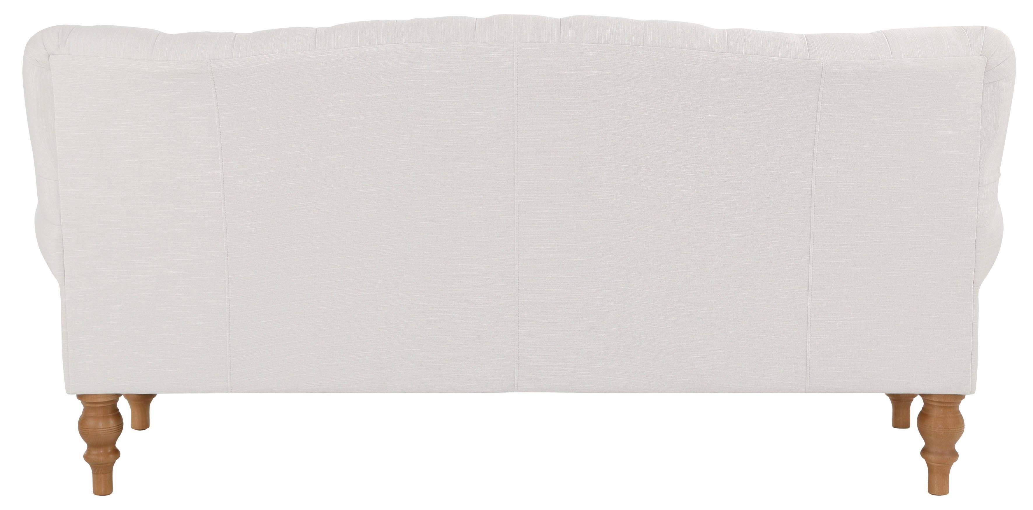 Home affaire Chesterfield-Sofa Lord, mit echter Chesterfield-Knopfheftung und Ziernägeln