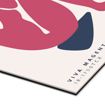 Posterlounge XXL-Wandbild Exhibition Posters, Viva Magenta Inner Strength, Wohnzimmer Viva Magenta Living Grafikdesign